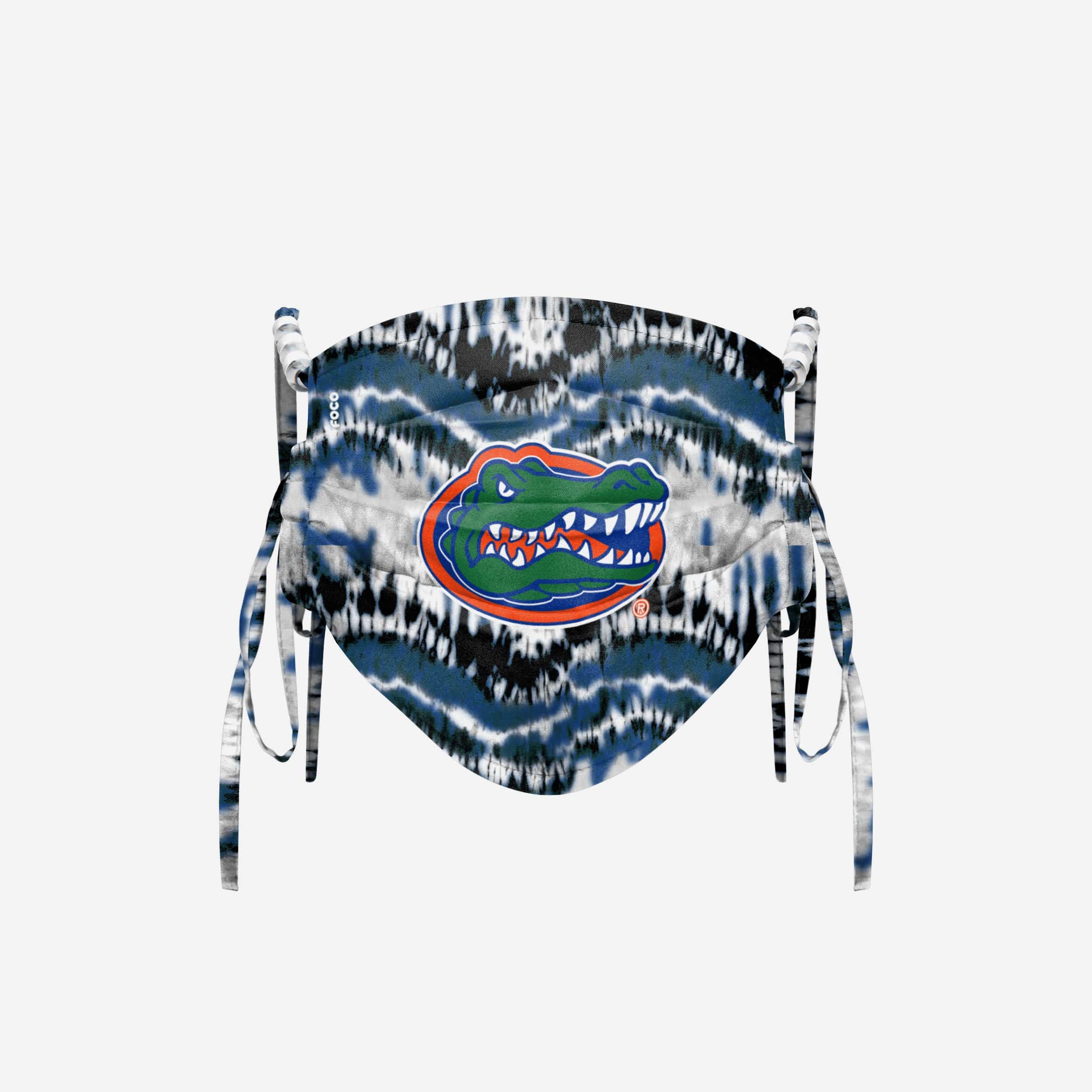 Florida Gators Tie-Dye Beaded Tie-Back Face Cover - Show Your Team Spirit!