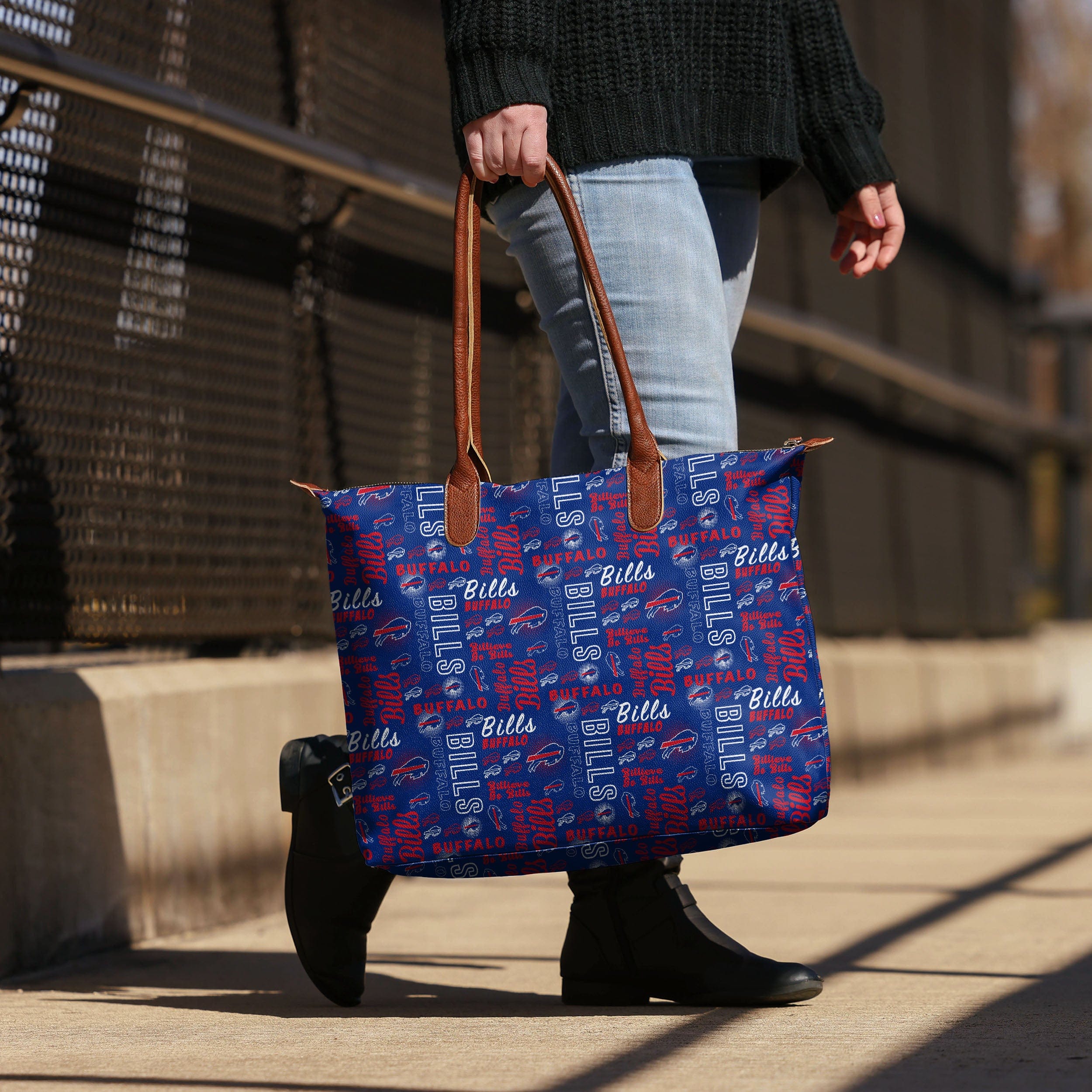 Buffalo Bills Spirited Style Tote Bag: A Must - Have for Fans