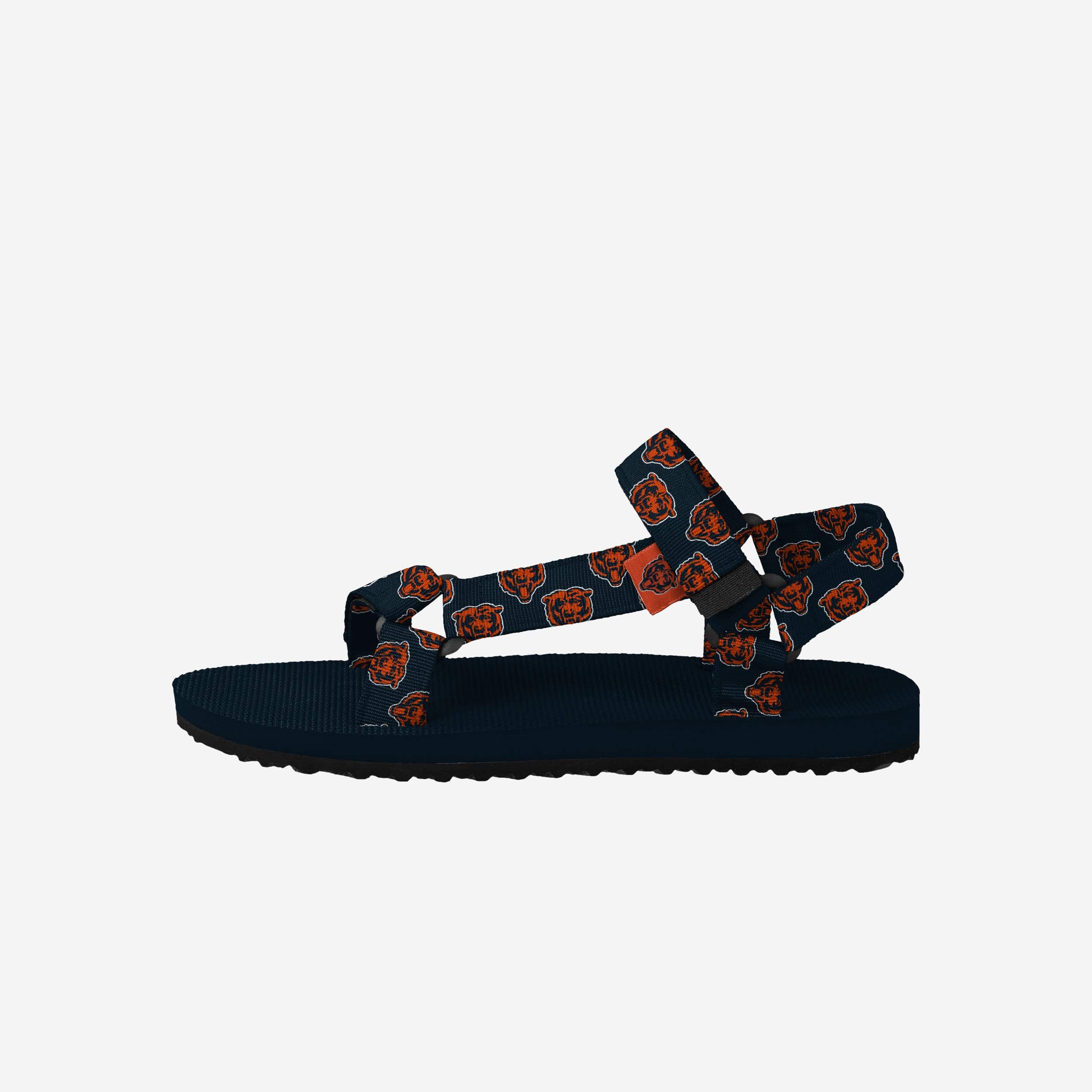 Gorgeous Chicago Bears Women's Repeat Logo Strap Sandals - Show Your Fandom!