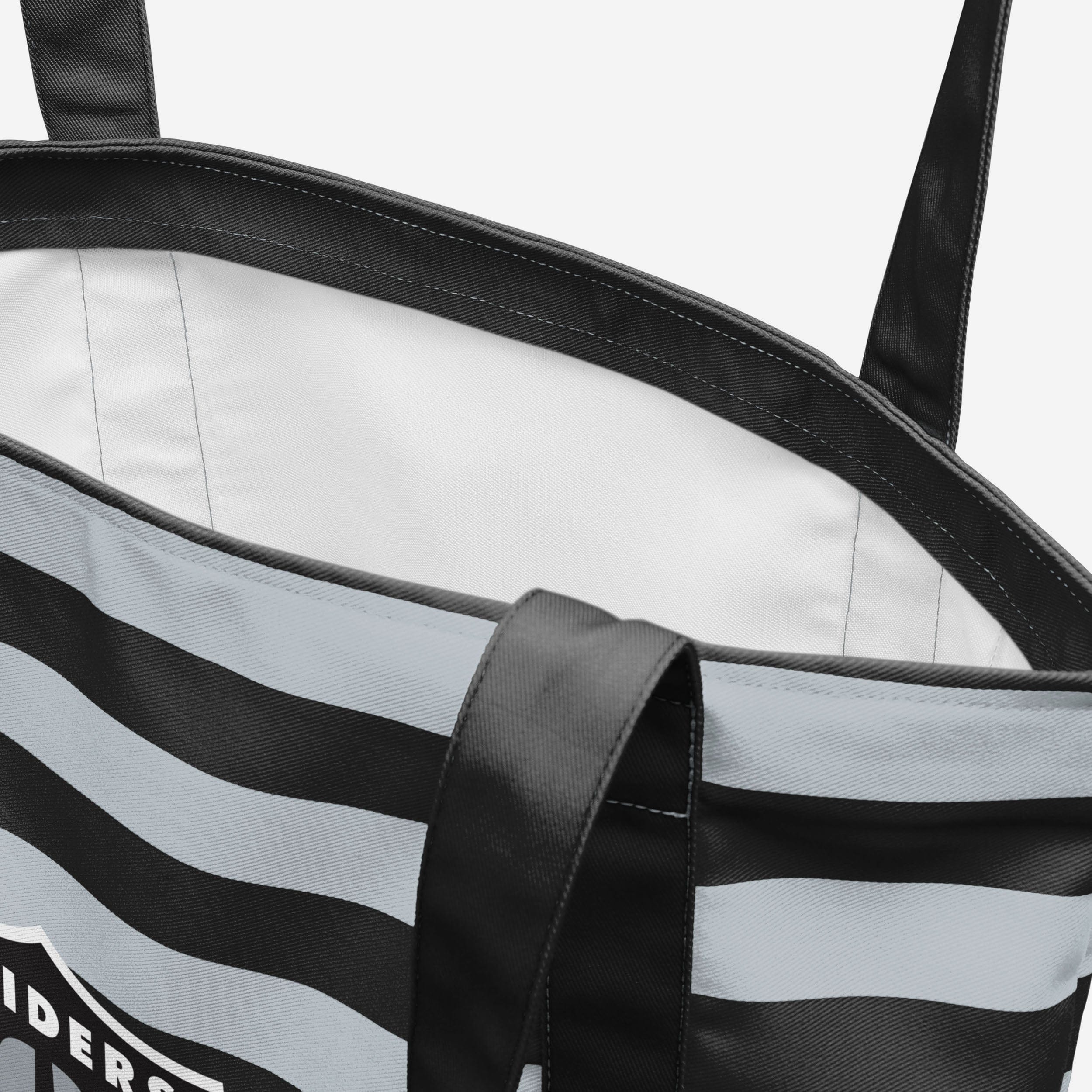 Epic Las Vegas Raiders Team Stripe Canvas Tote Bag