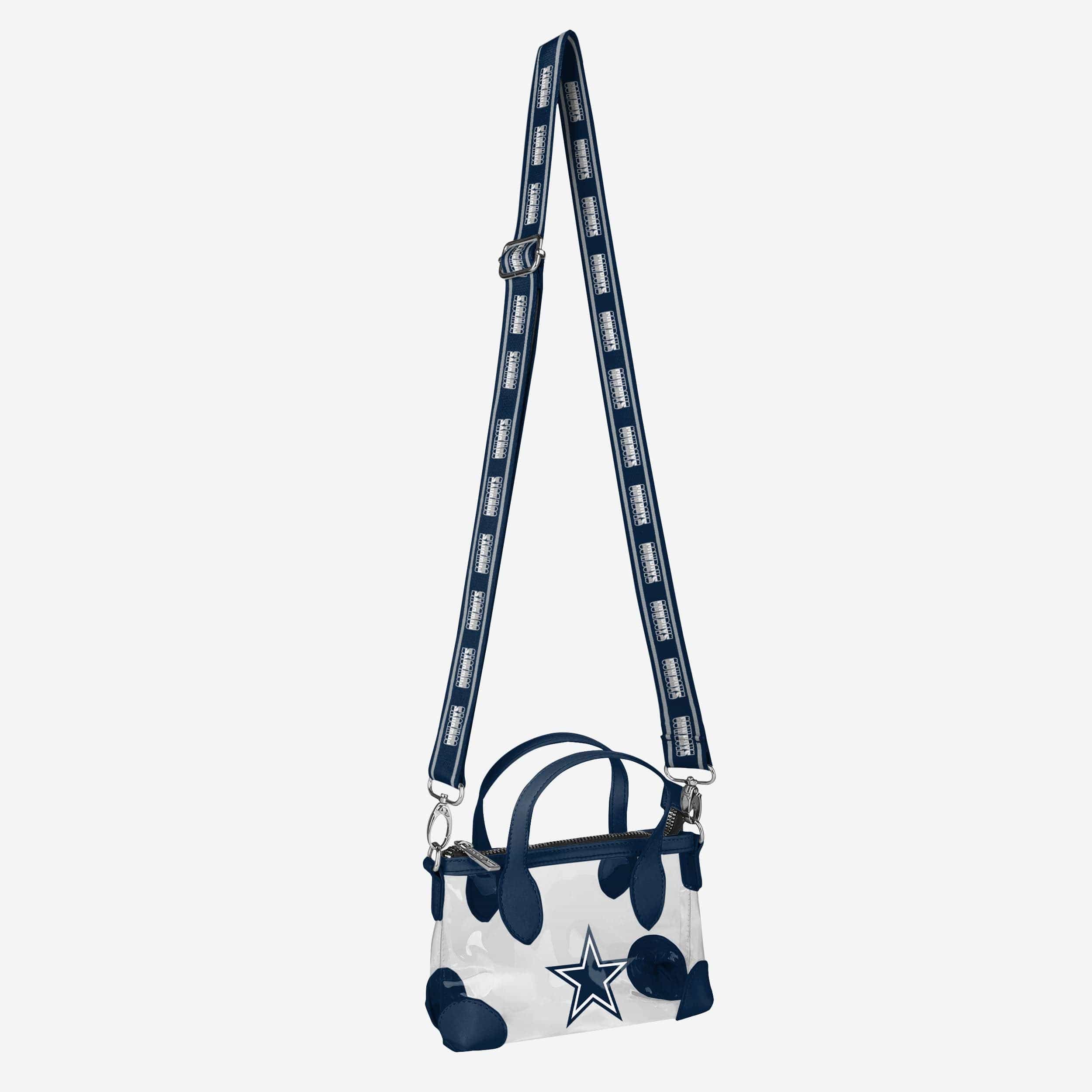 Dallas Cowboys Stunning Big Logo Clear Crossbody Mini Purse