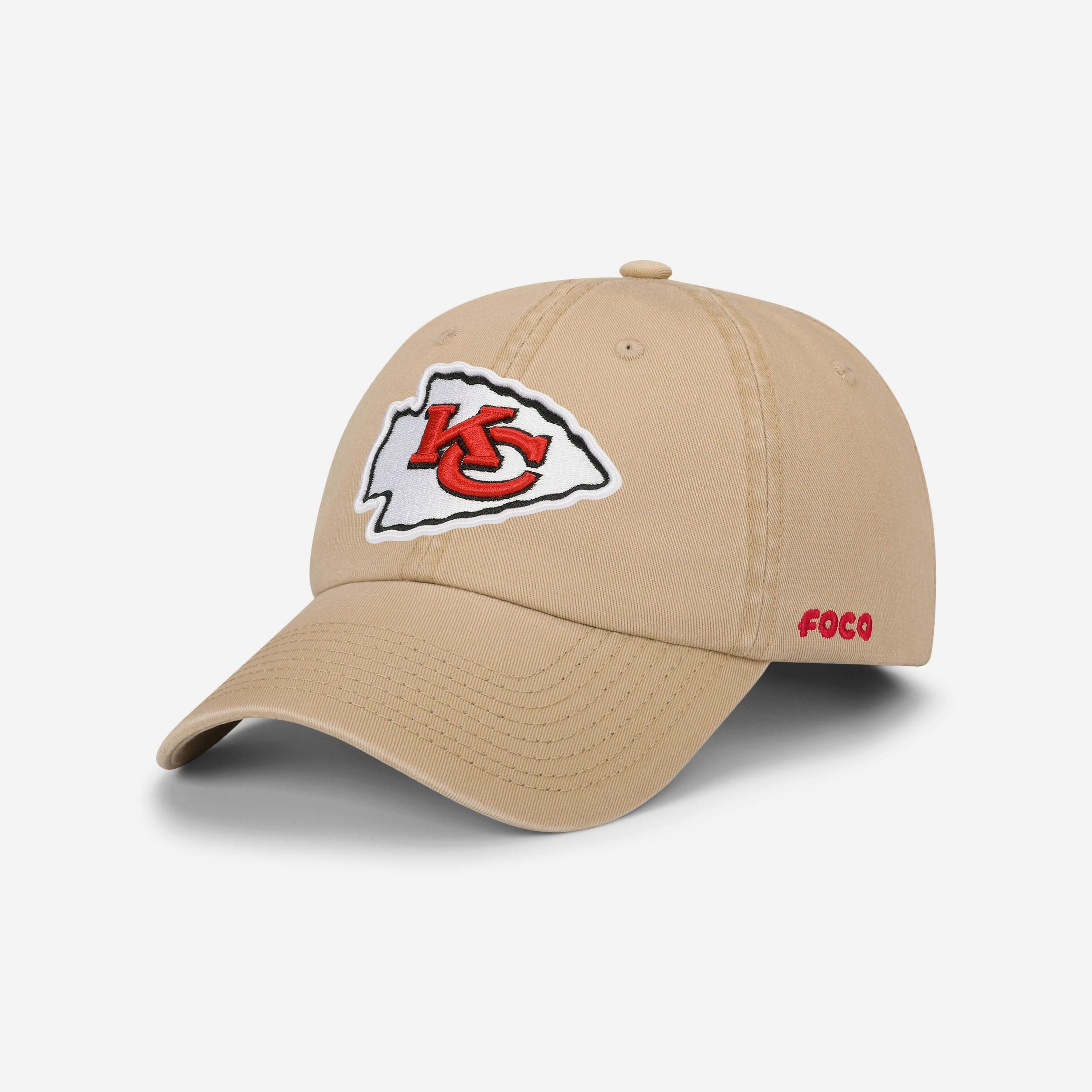 Kansas City Chiefs Must - Have Khaki Casual Cap for Die - Hard Fans