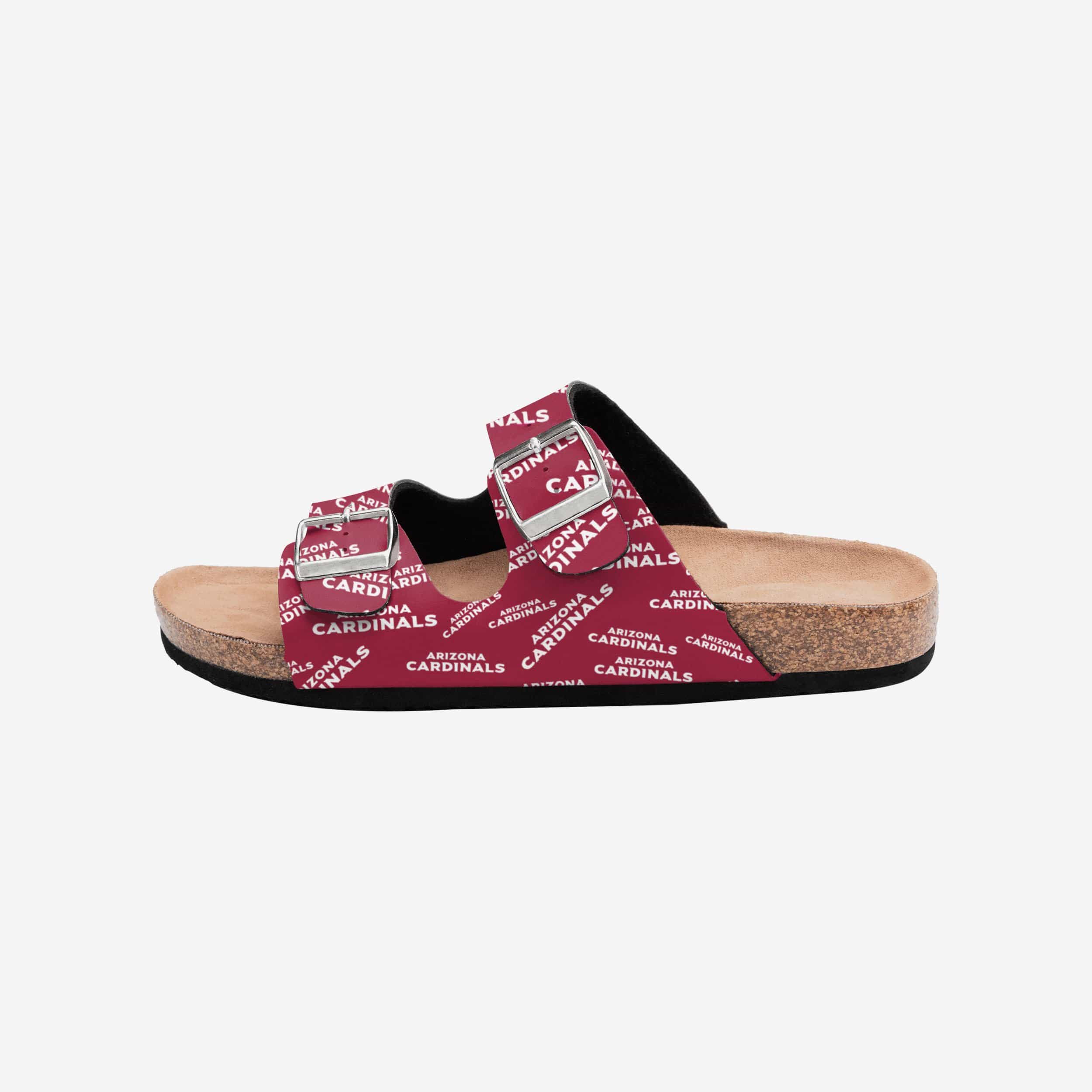 Arizona Cardinals Women's Mini Print Double Buckle Sandals: Step Up Your Style!