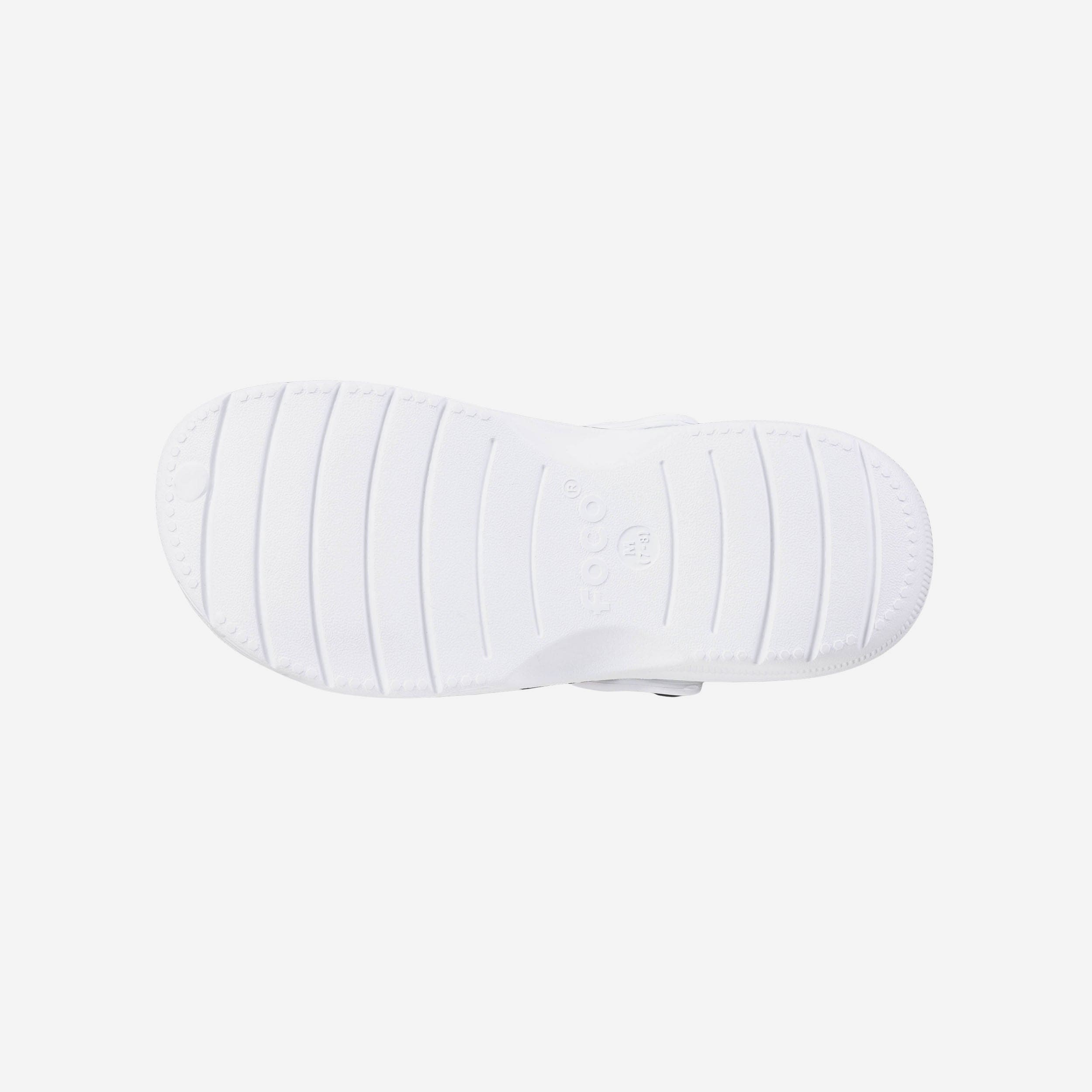 Get Your Style On! Cincinnati Bengals Women's White Stripe Strappy Clogs