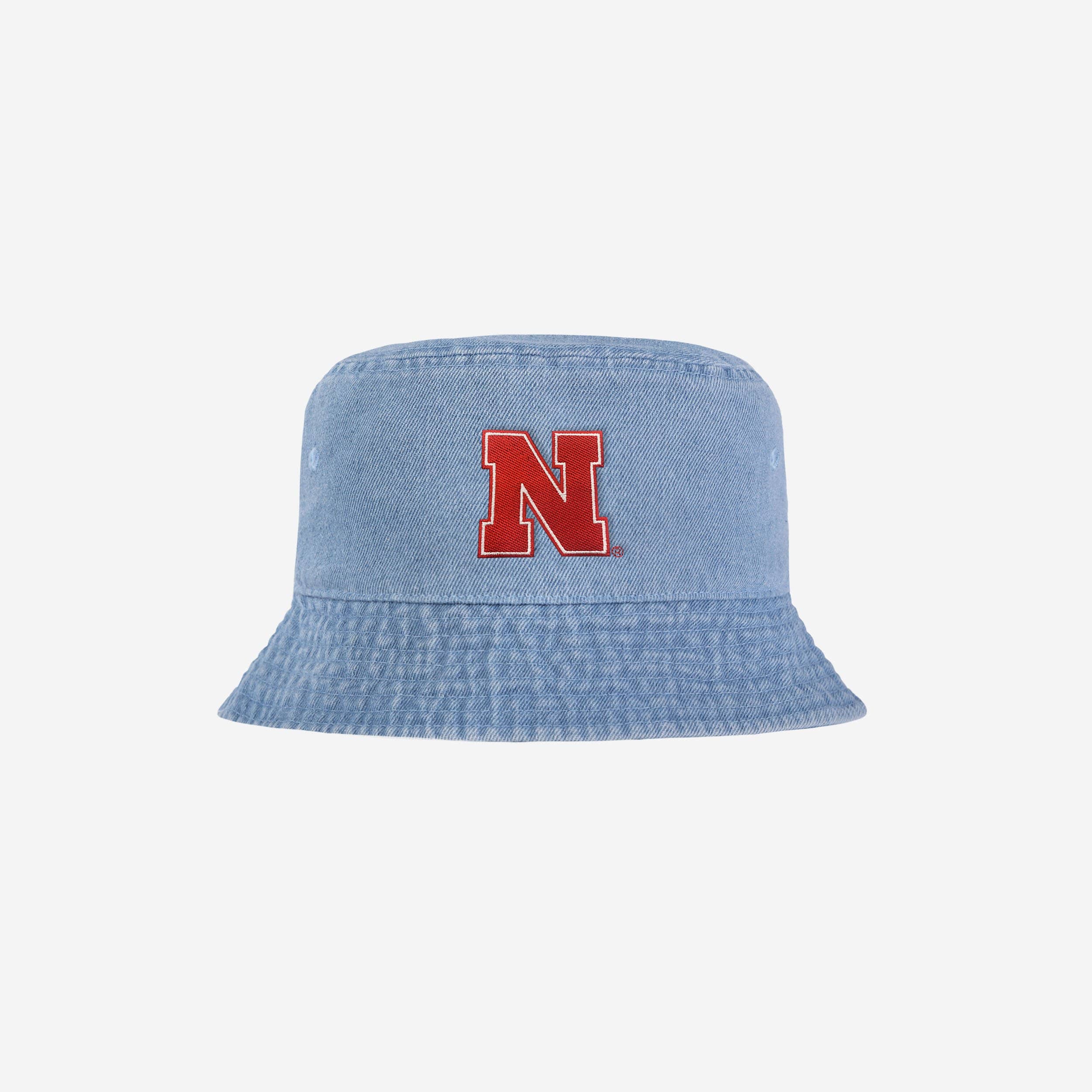 Nebraska Cornhuskers Denim Bucket Hat