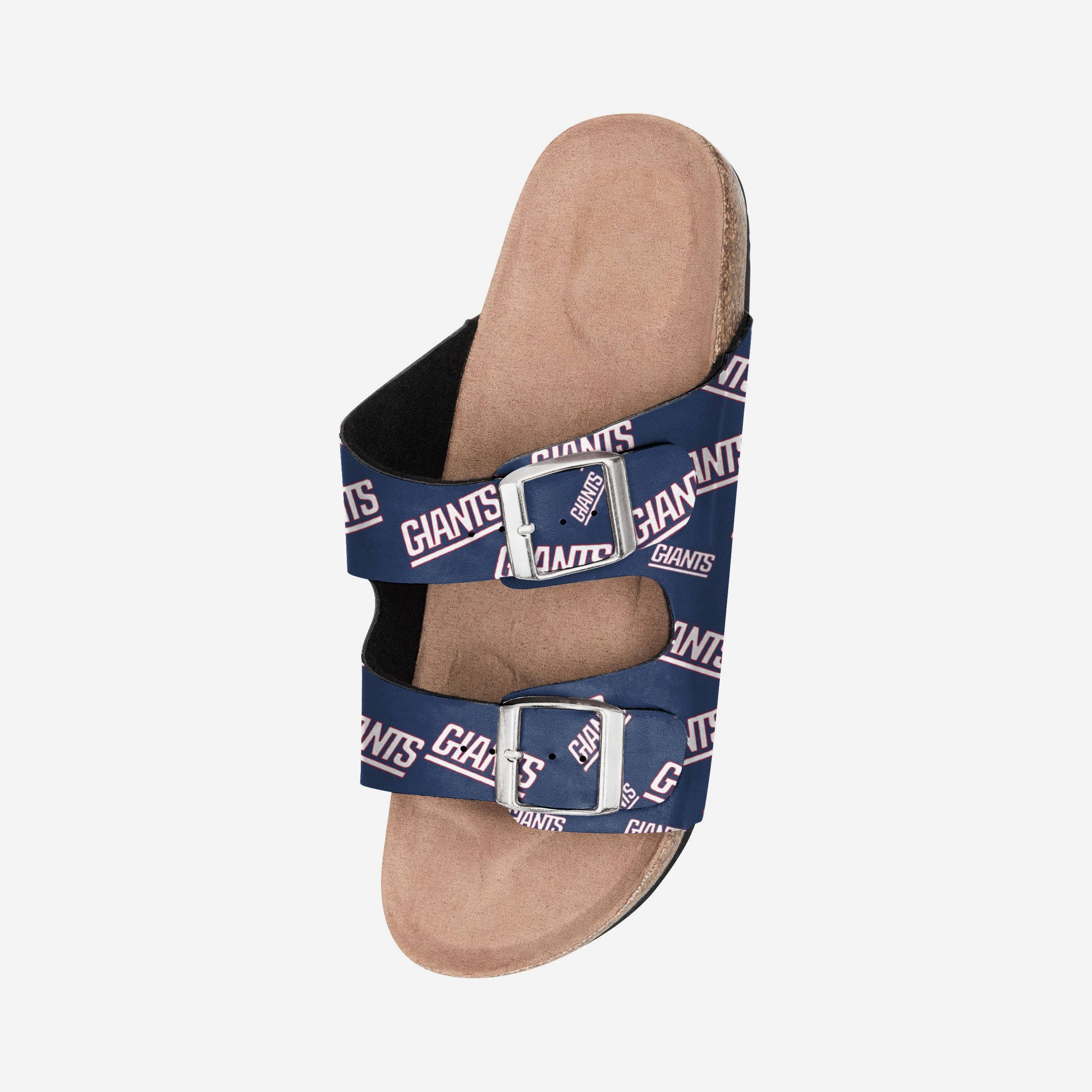 New York Giants Women's Stylish Mini Print Double Buckle Sandals