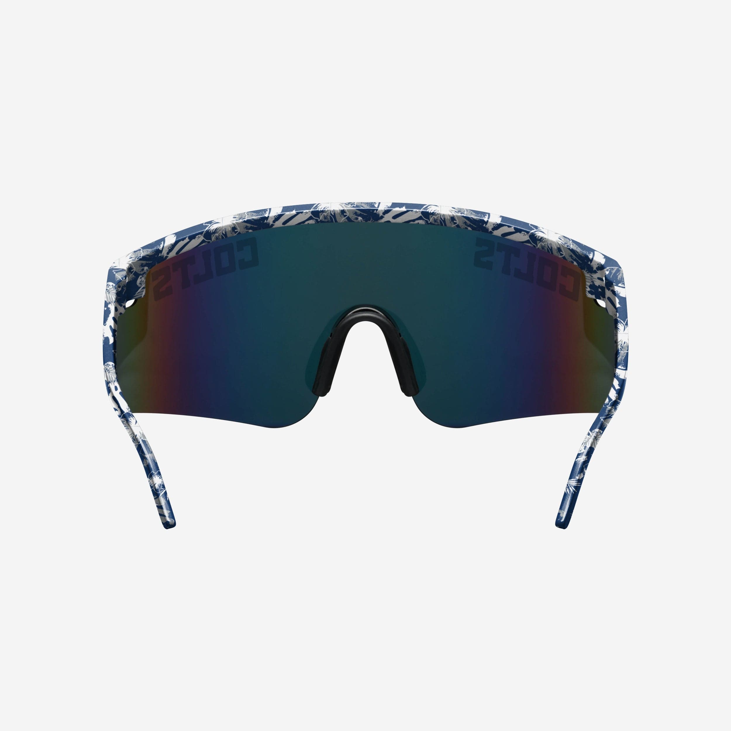 Stylish Indianapolis Colts Floral Large Frame Sunglasses