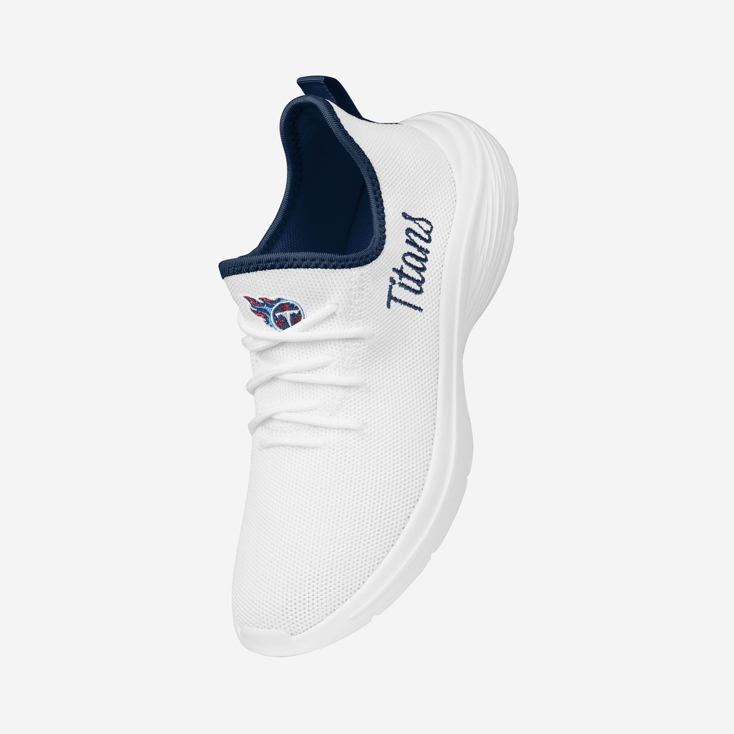 Tennessee Titans Women's Stunning White Midsole Sneakers