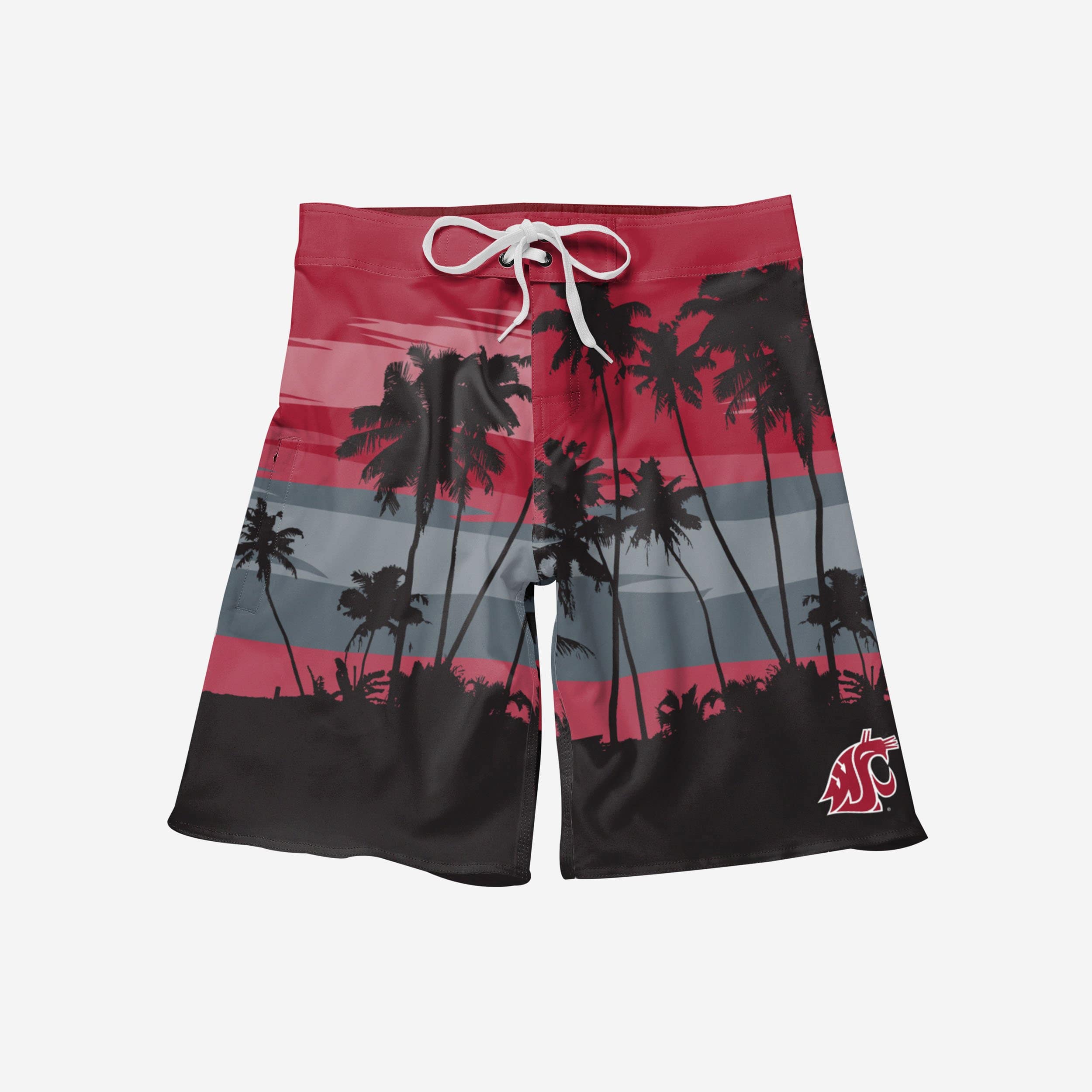 Washington State Cougars Tropical Sunset Boardshorts - Style for Spring and Summer!