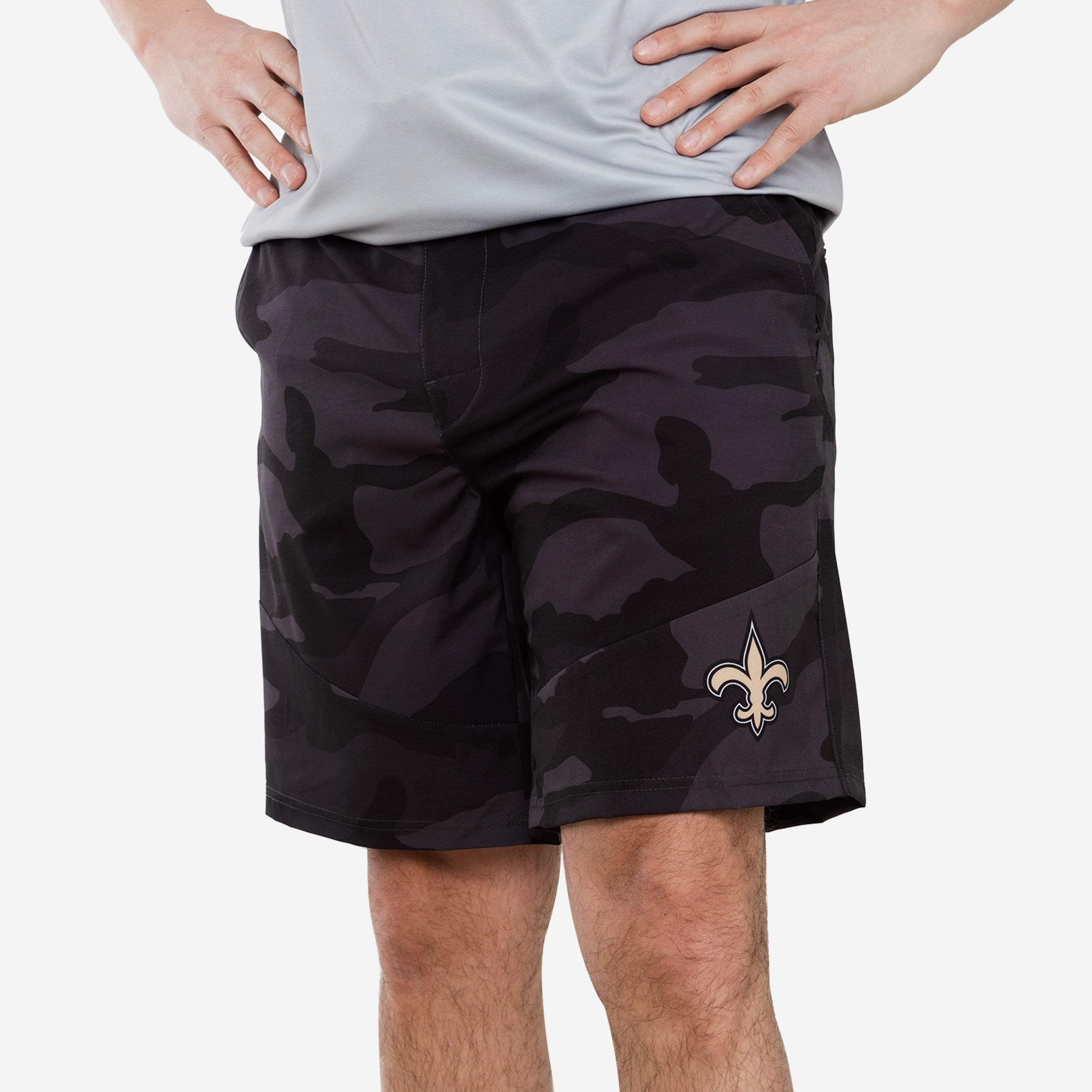 New Orleans Saints Nightcap Camo Walking Shorts - Show Your Team Pride!