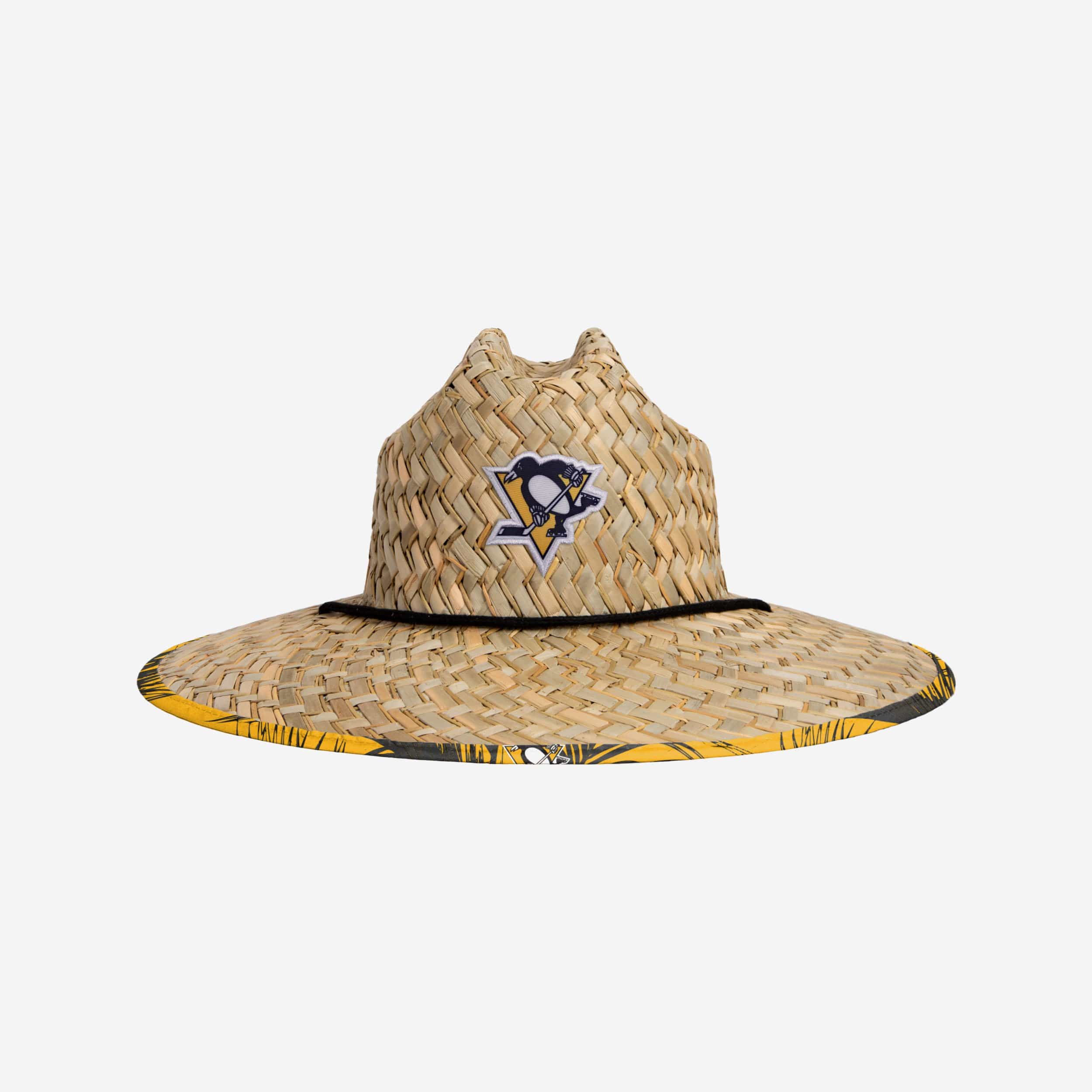 Pittsburgh Penguins Stunning Floral Straw Hat