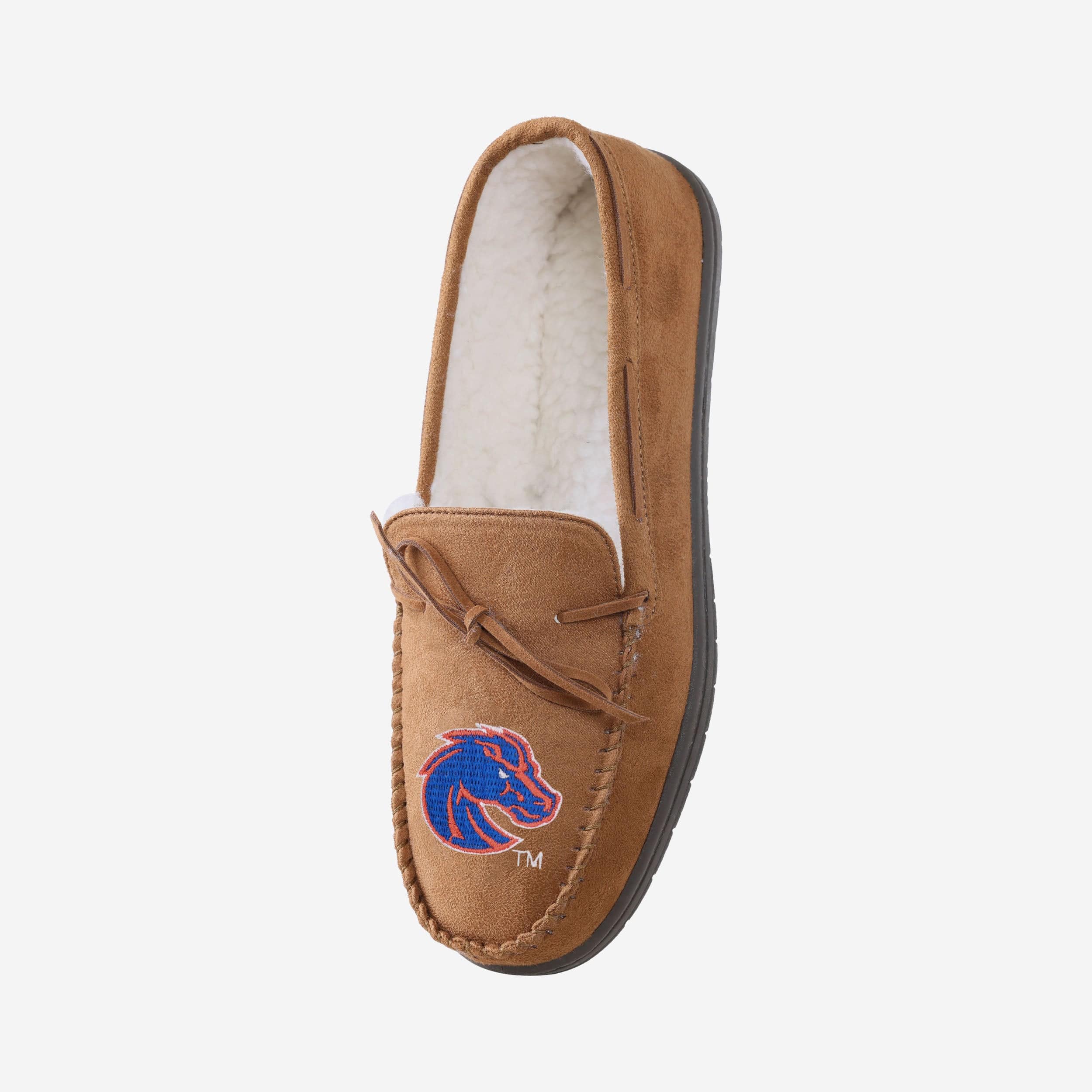 Boise State Broncos Team Logo Moccasin Slippers - The Ultimate Game-Day Comfort