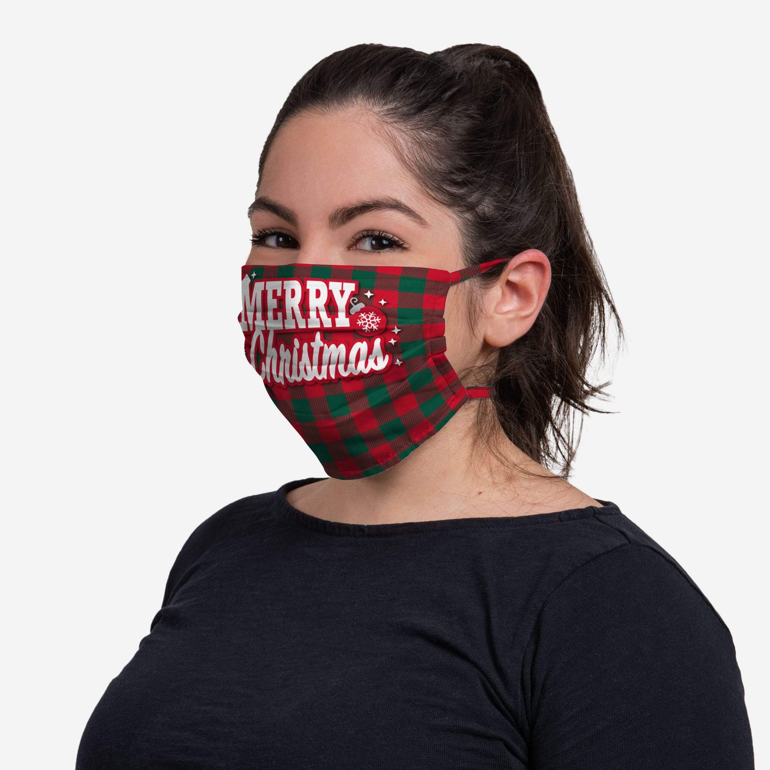 Festive Merry Christmas Tie - Back Face Cover: A Stylish Seasonal Accessory