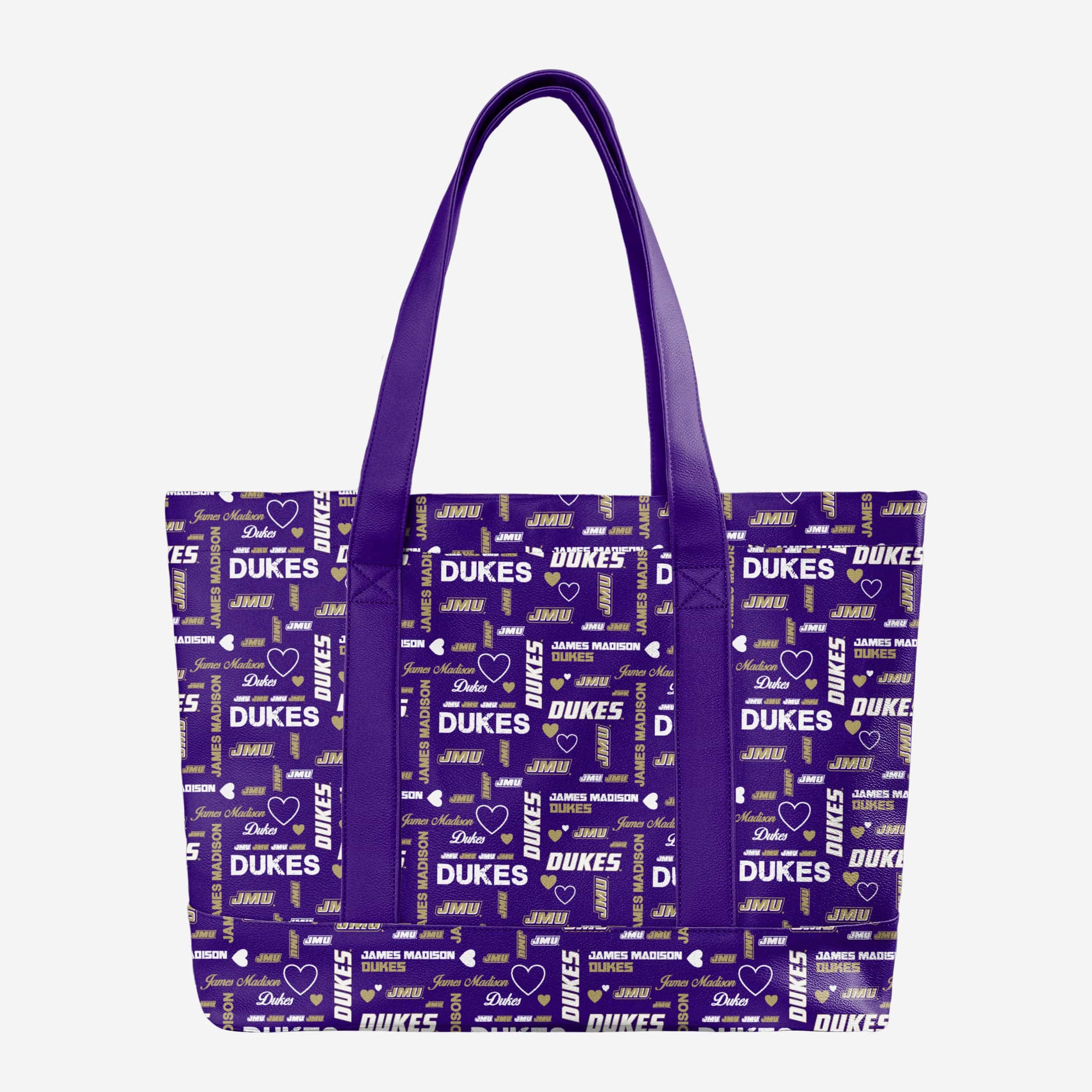 James Madison Dukes Logo Love Tote Bag - Show Your Fandom in Style!