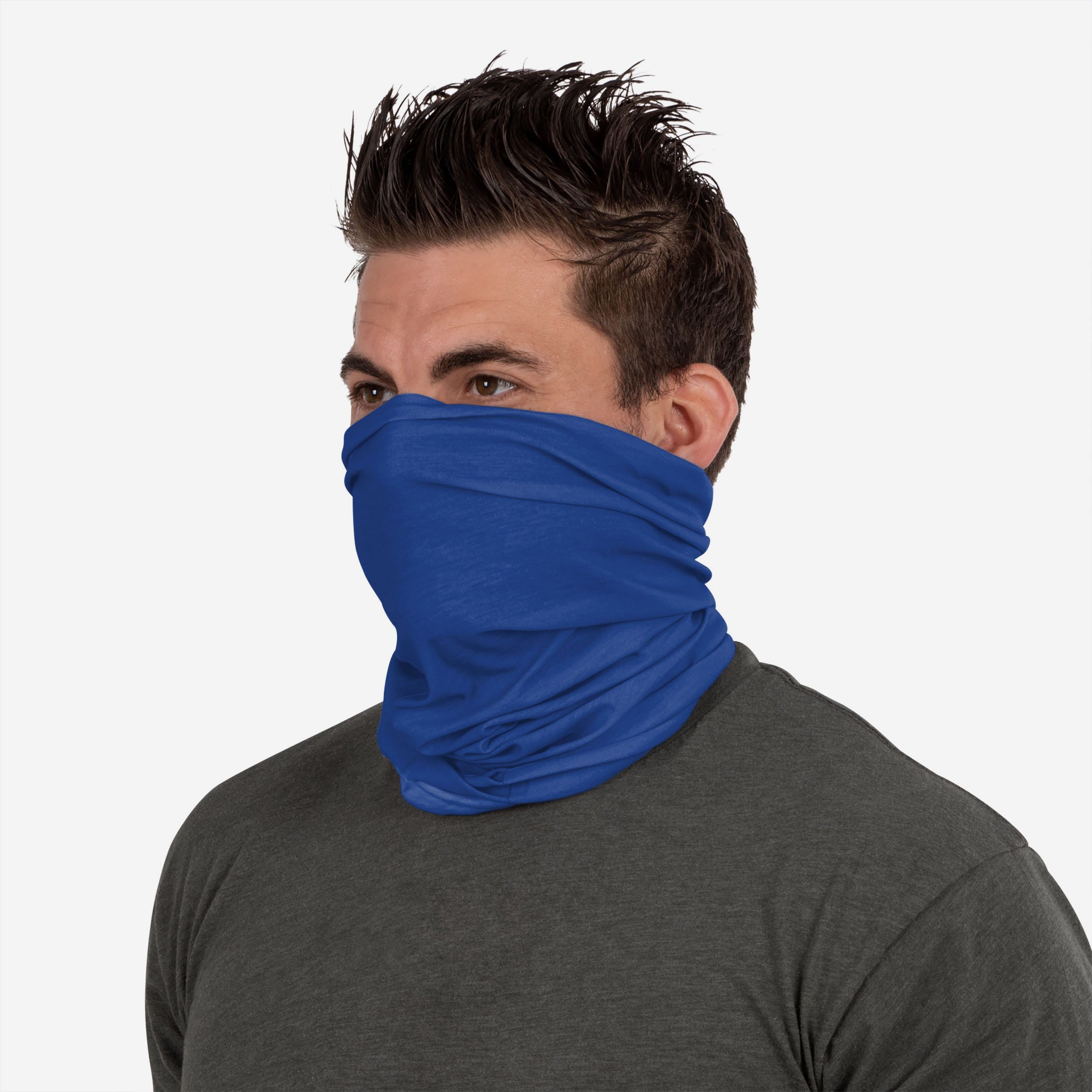 Detroit Pistons Super Cool Mini Print Logo Gaiter Scarf