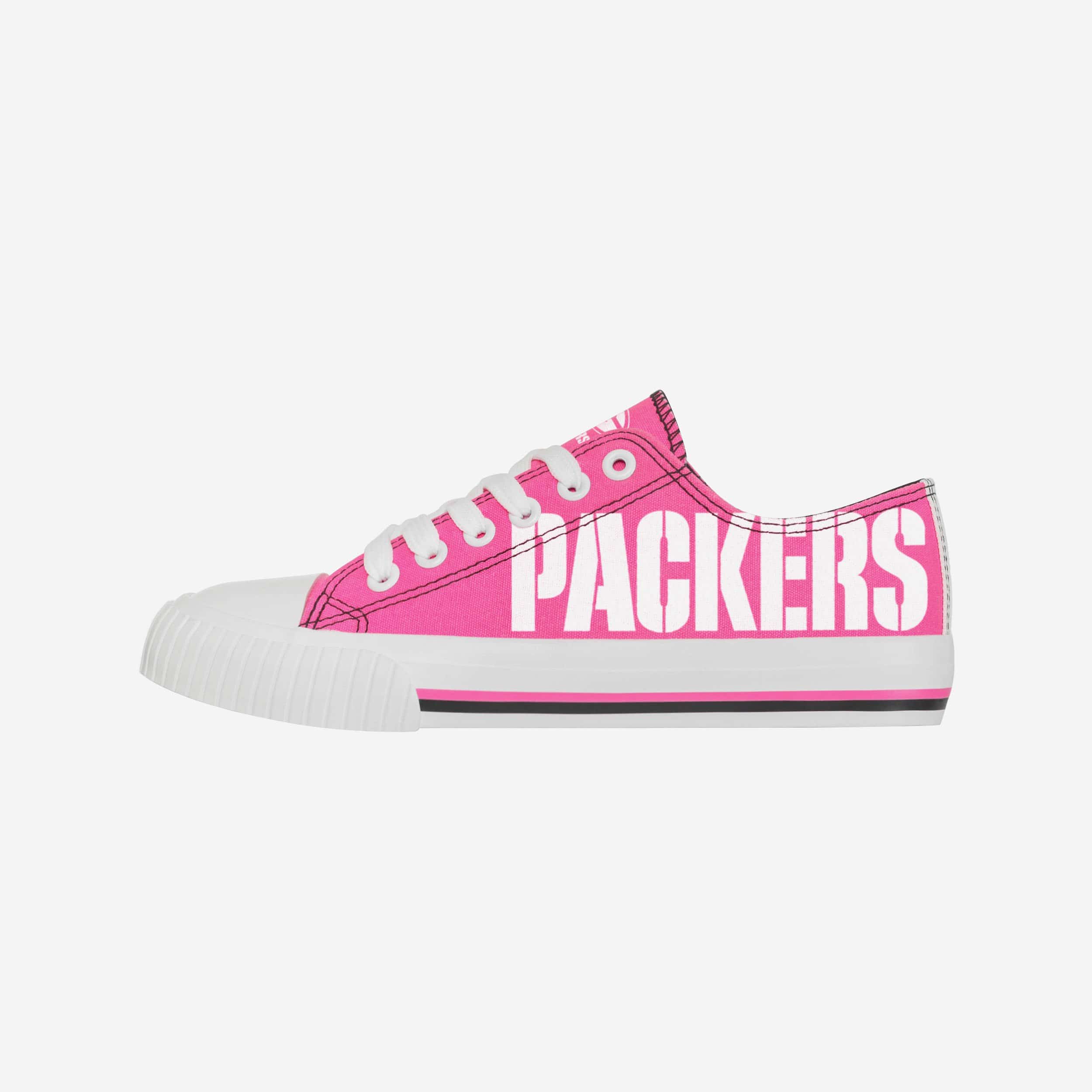 Green Bay Packers Women's Stylish Low Top Canvas Shoes