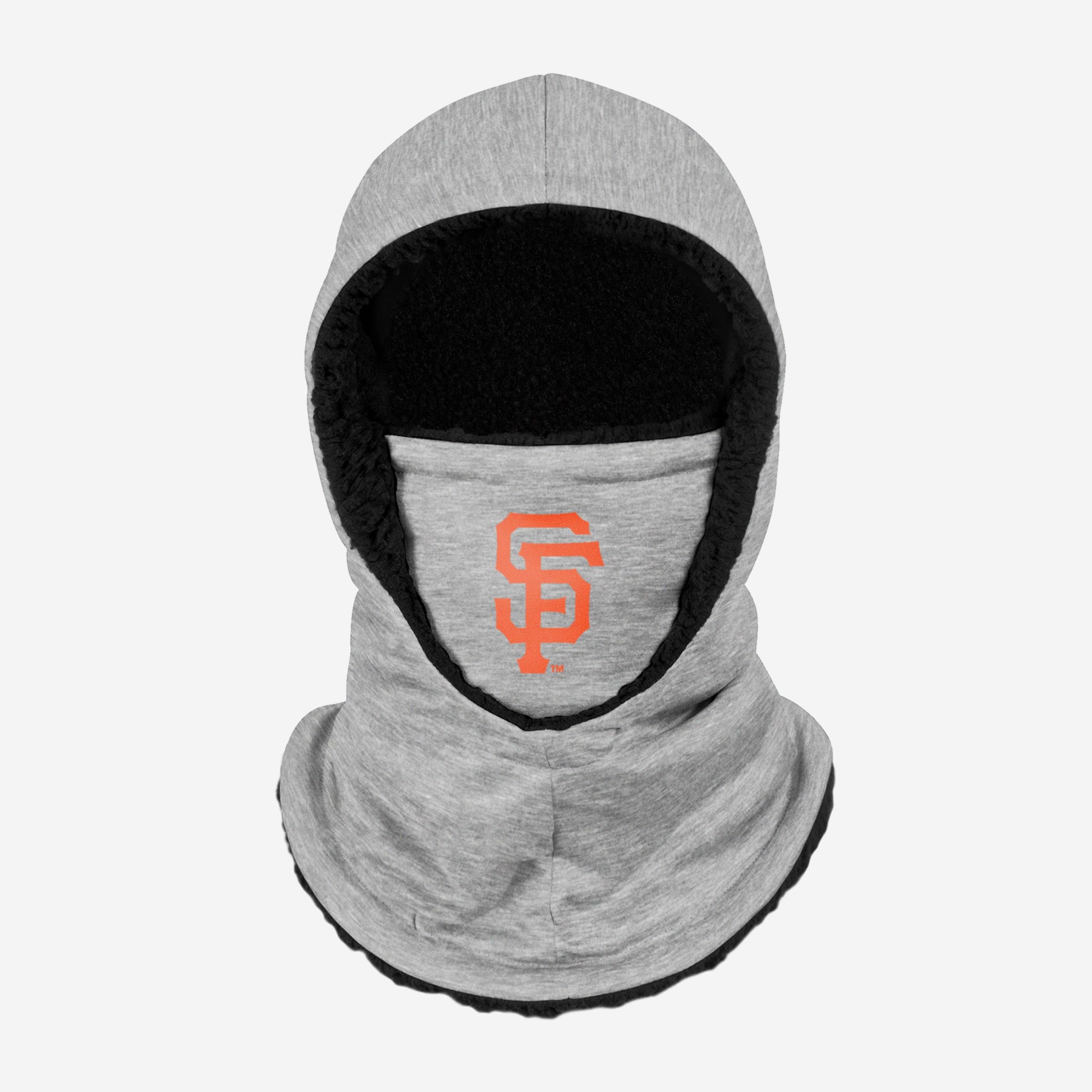 San Francisco Giants Super Comfy Heather Grey Big Logo Hooded Gaiter
