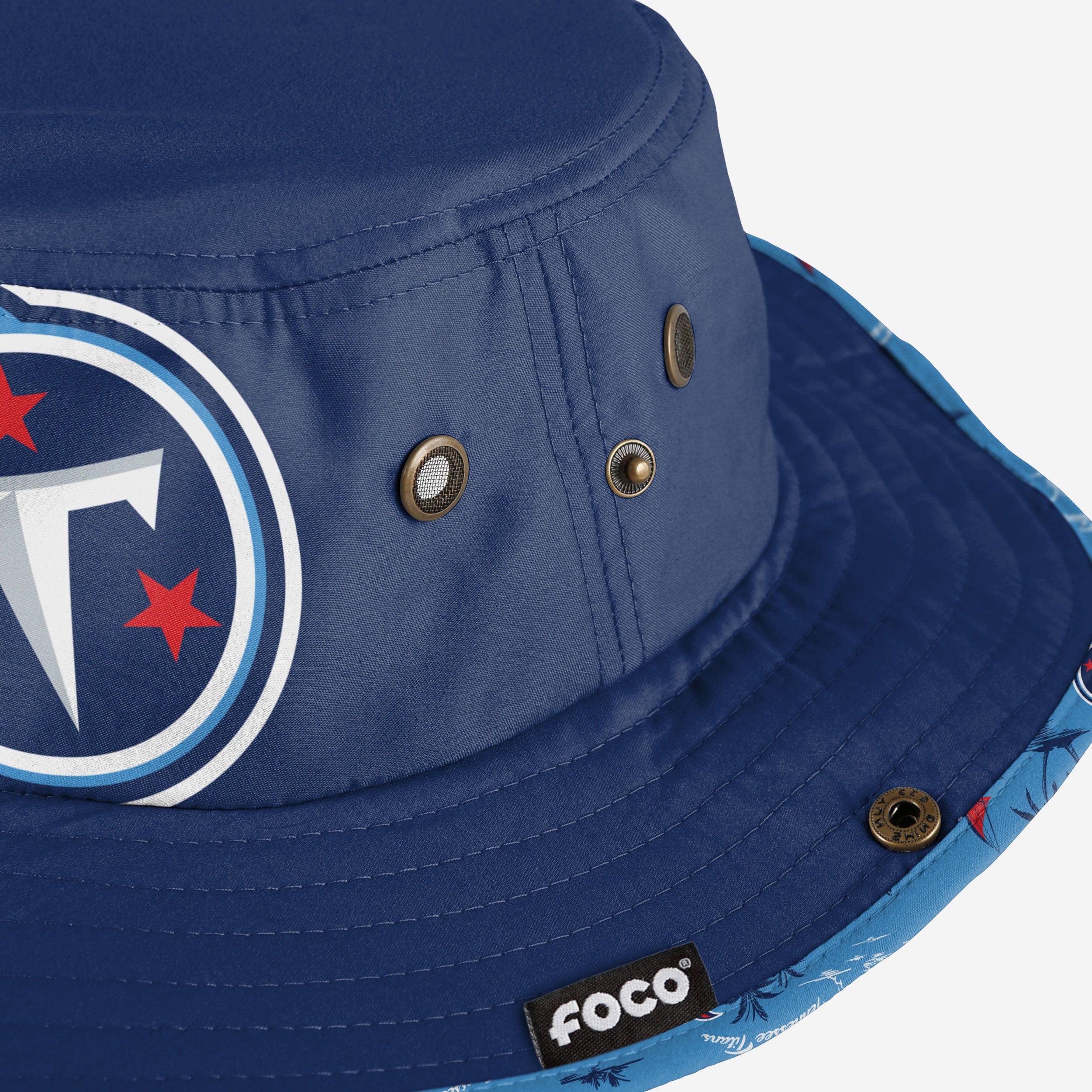 Tennessee Titans Cropped Big Logo Hybrid Boonie Hat: Stay Cool in Style!