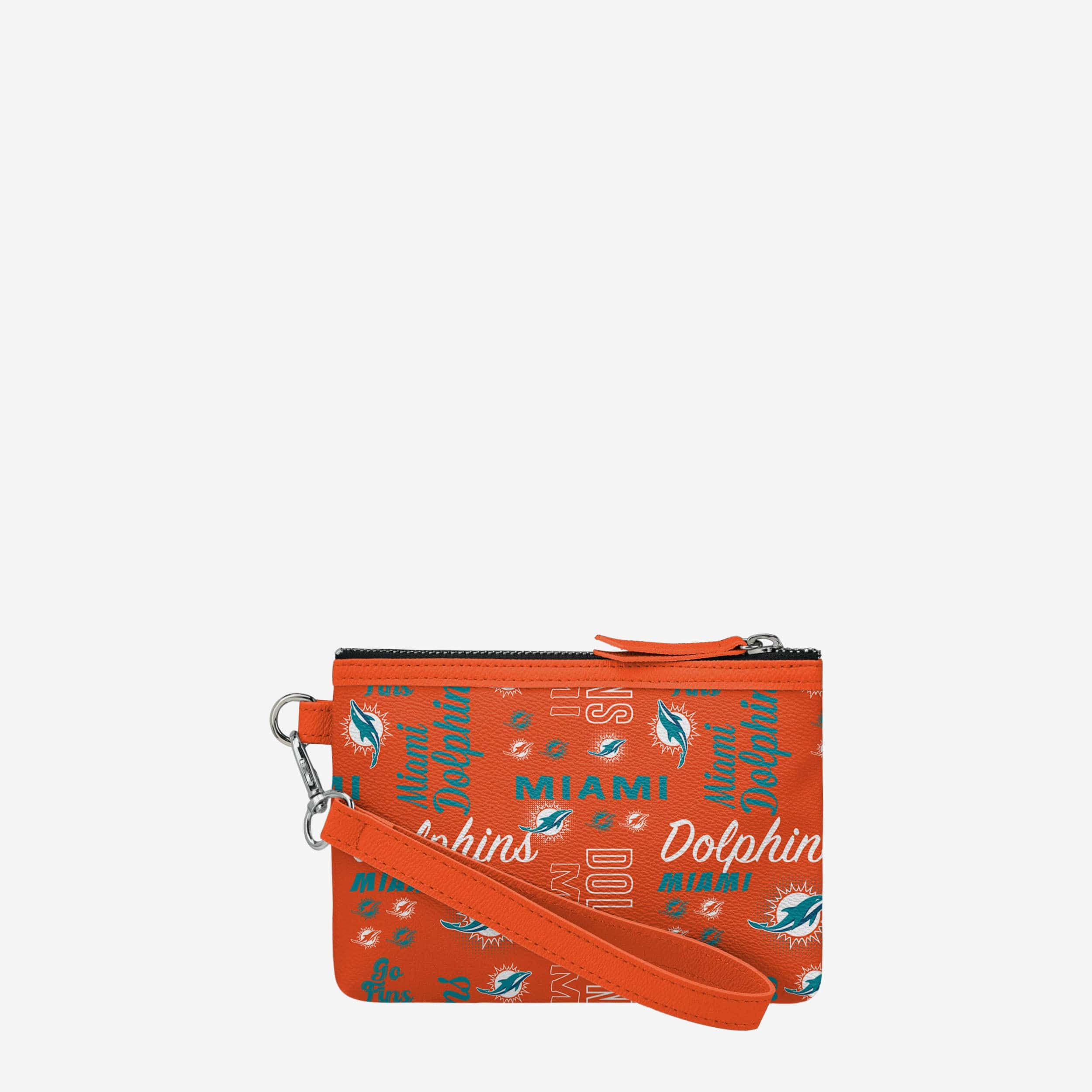 Miami Dolphins Spirited Wristlet: A Fashionable Game-Day Essential