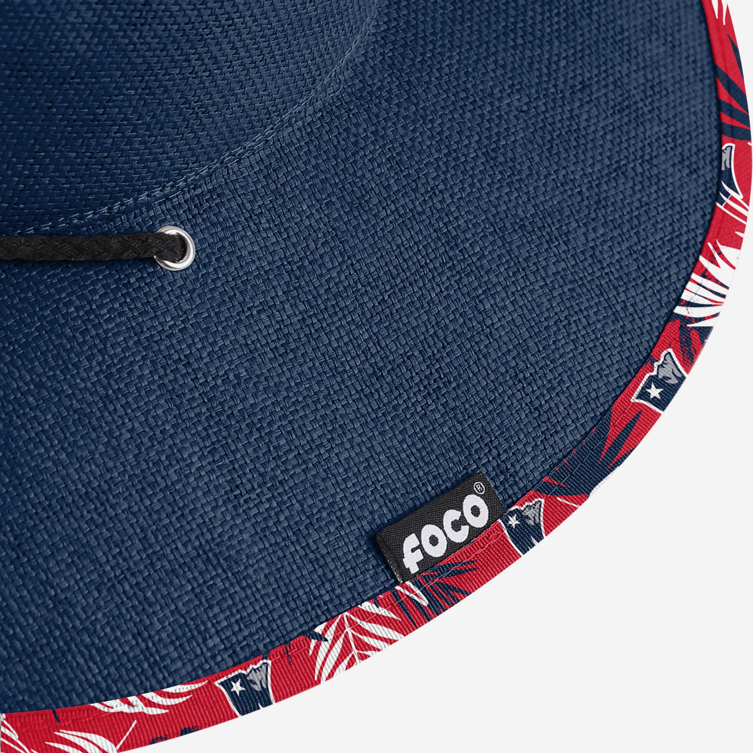 New England Patriots Stylish Team Color Straw Hat