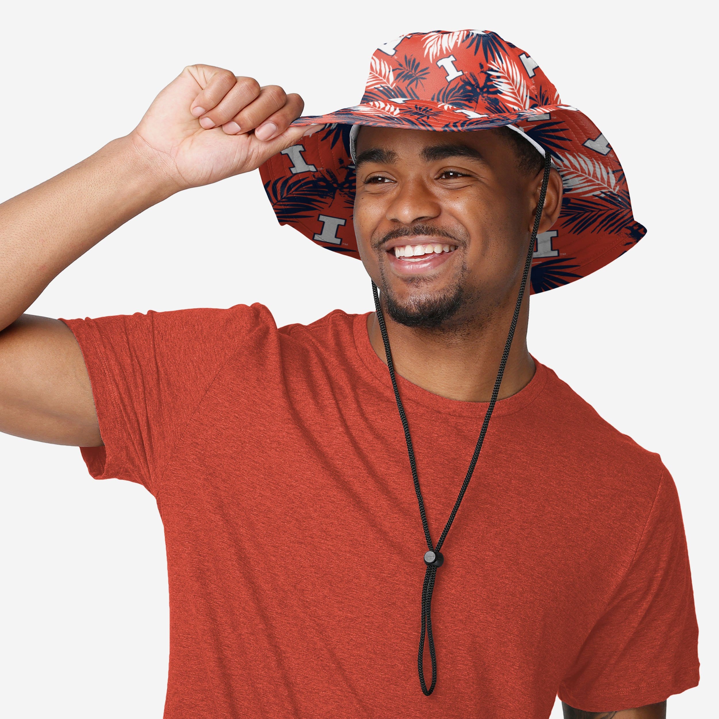 Illinois Fighting Illini Floral Boonie Hat: Stylish Team Spirit