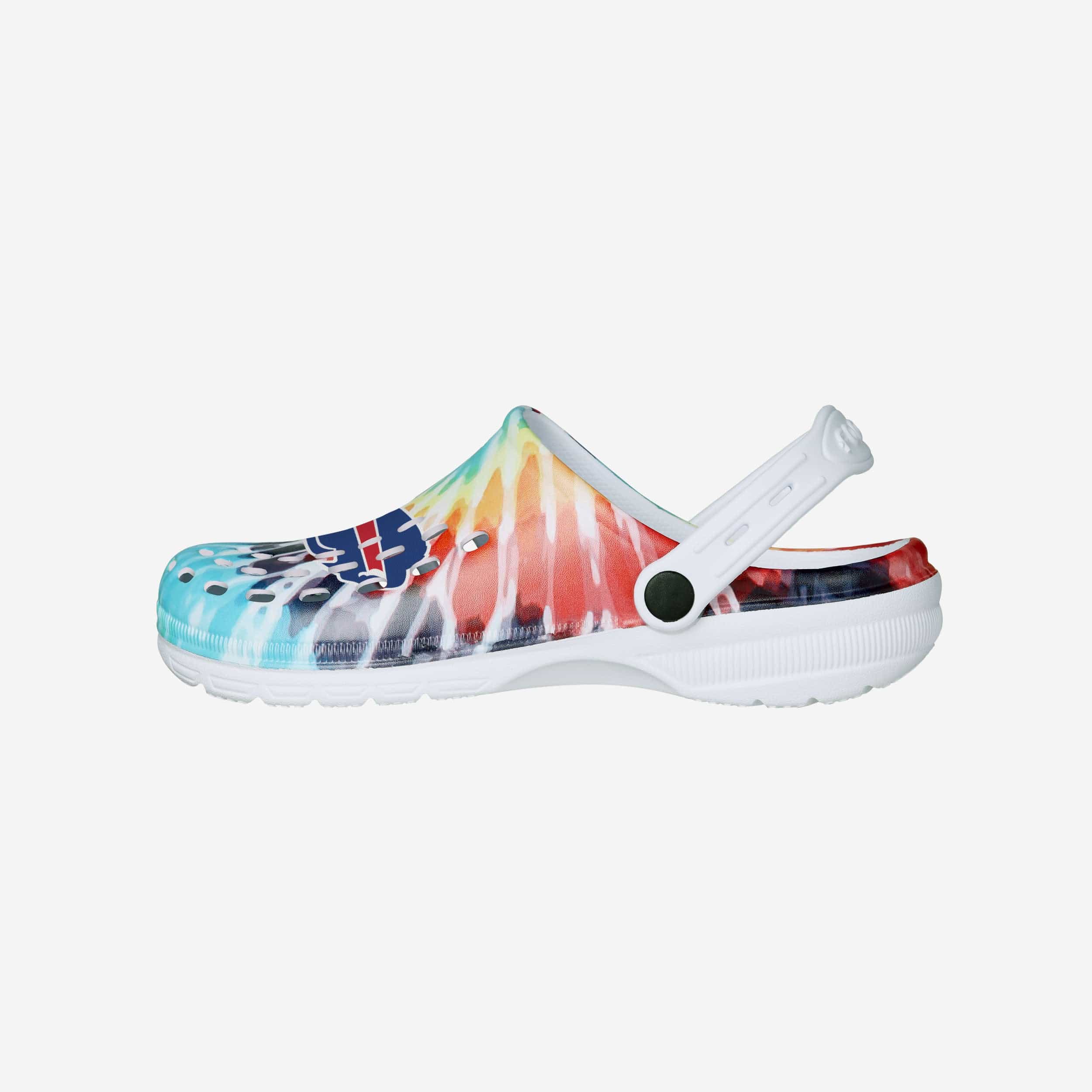 Buffalo Bills Women's Stylish Tie-Dye Clogs with Straps