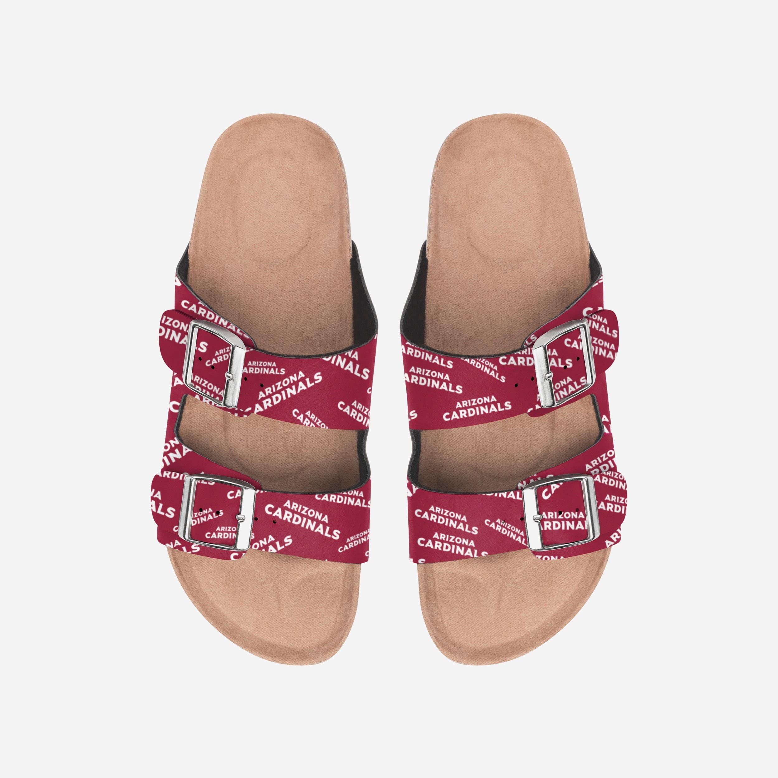 Arizona Cardinals Women's Mini Print Double Buckle Sandals: Step Up Your Style!