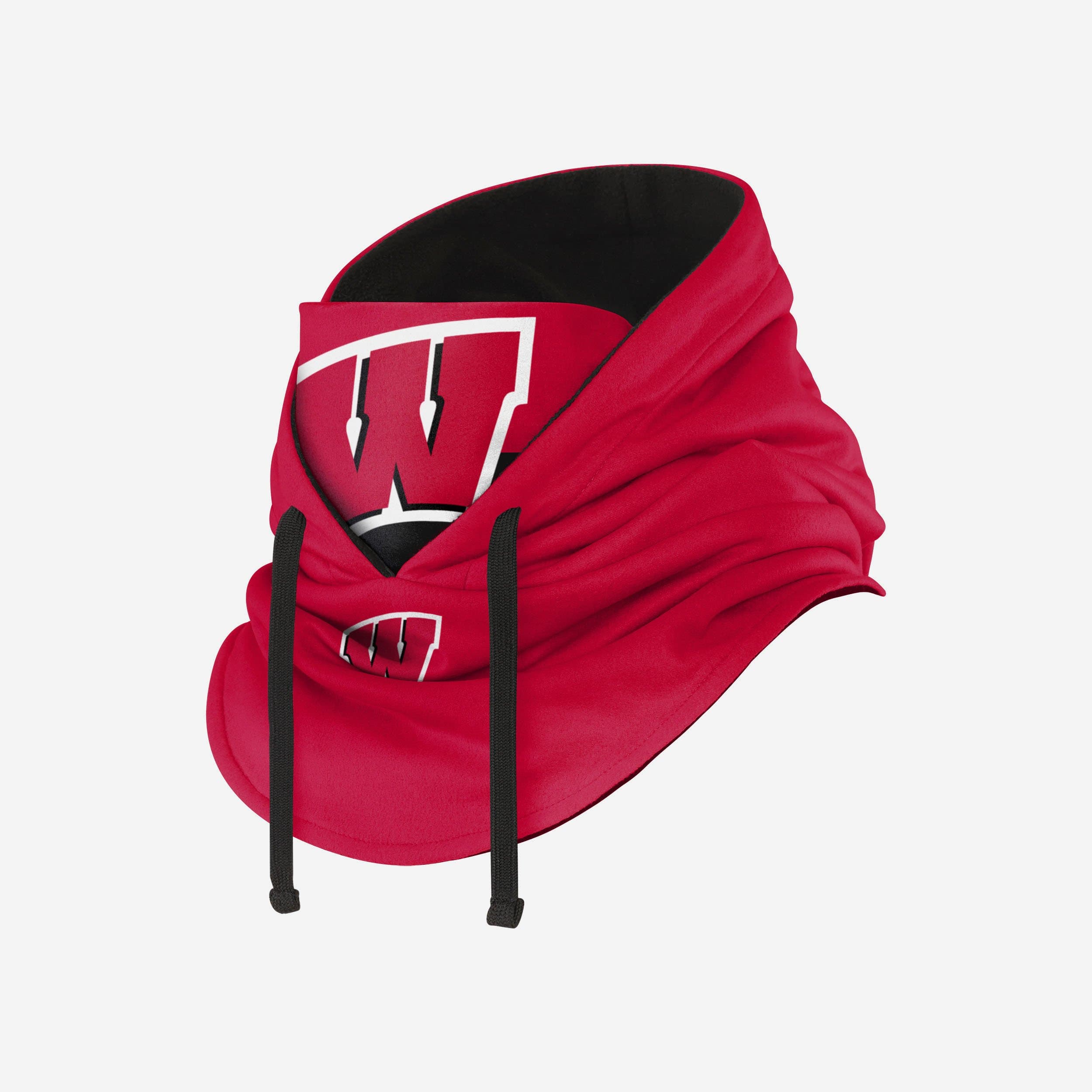 Wisconsin Badgers Drawstring Hooded Gaiter - The Ultimate Cold-Weather Essential