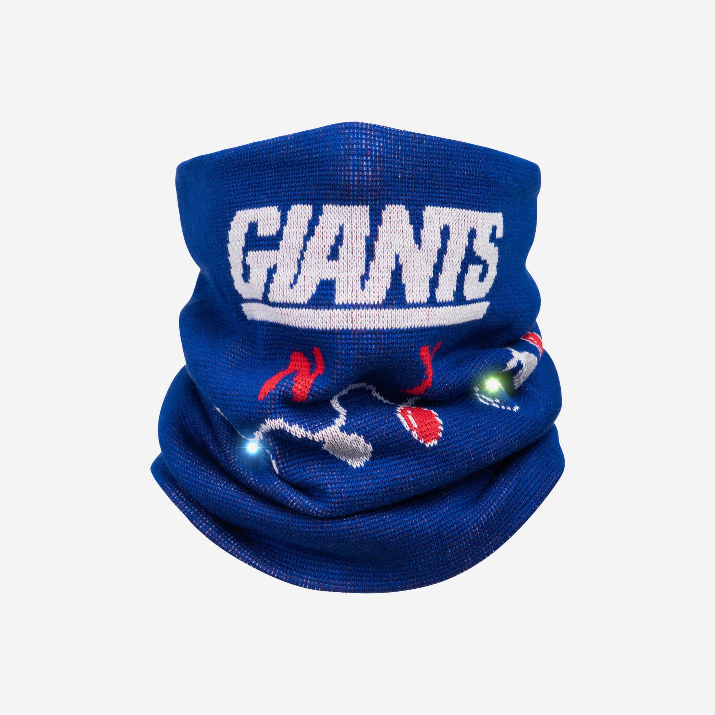 New York Giants Light-Up Knit Gaiter Scarf: Show Your Team Spirit!