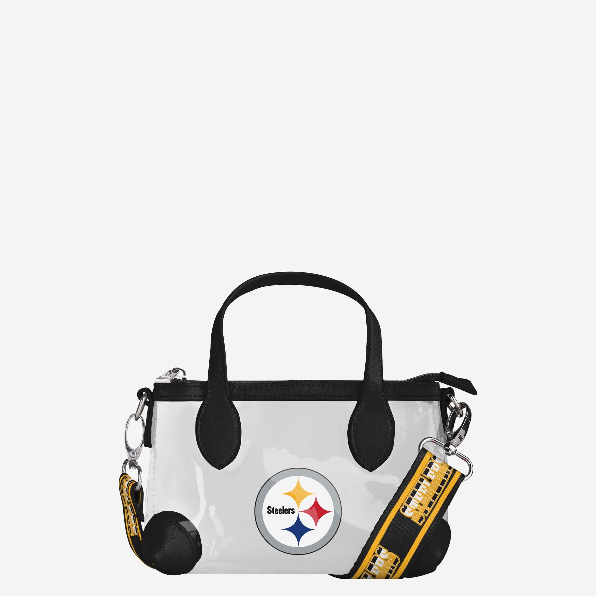 Pittsburgh Steelers Big Logo Clear Mini Crossbody Purse - Show Your Fandom!