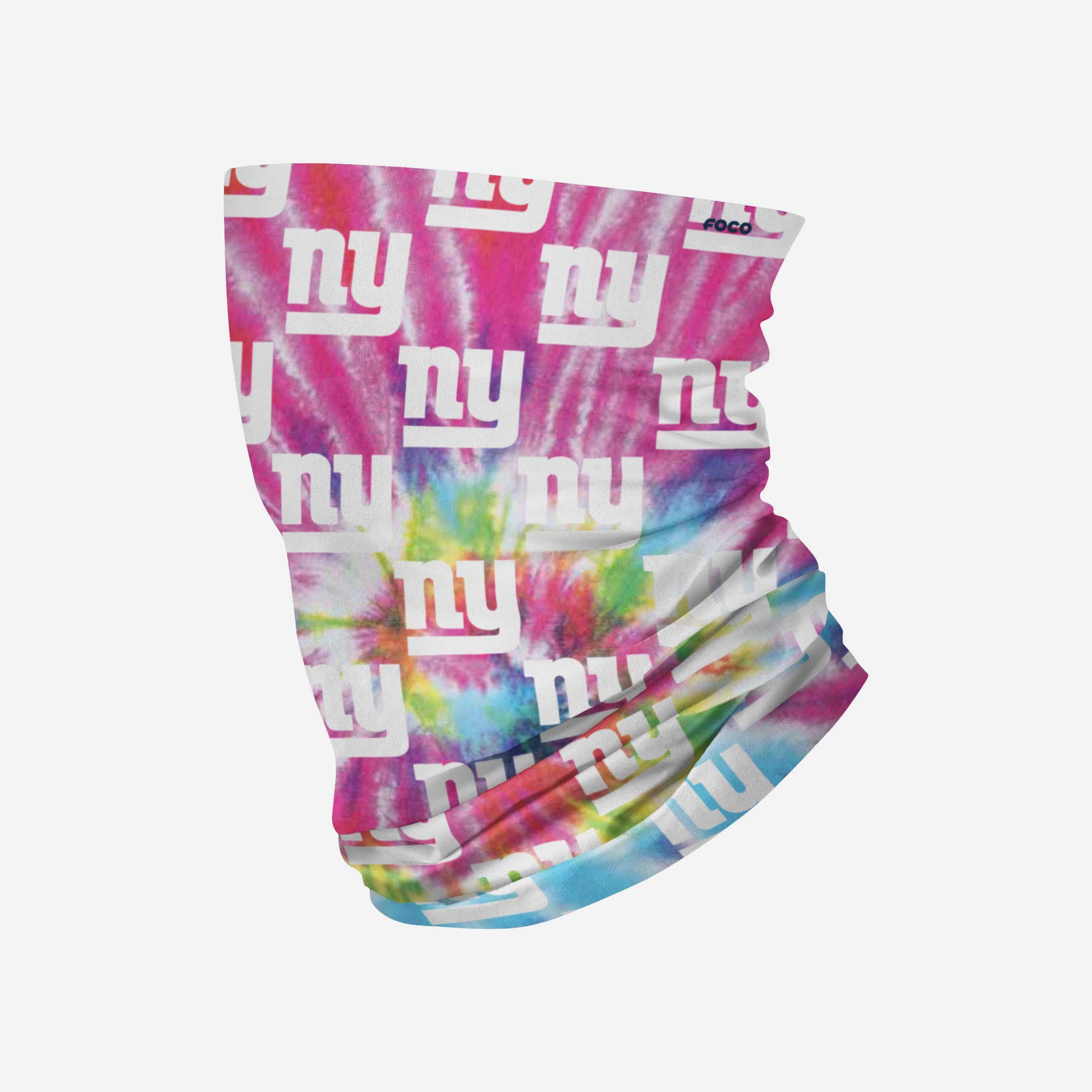 New York Giants Pastel Tie-Dye Gaiter Scarf