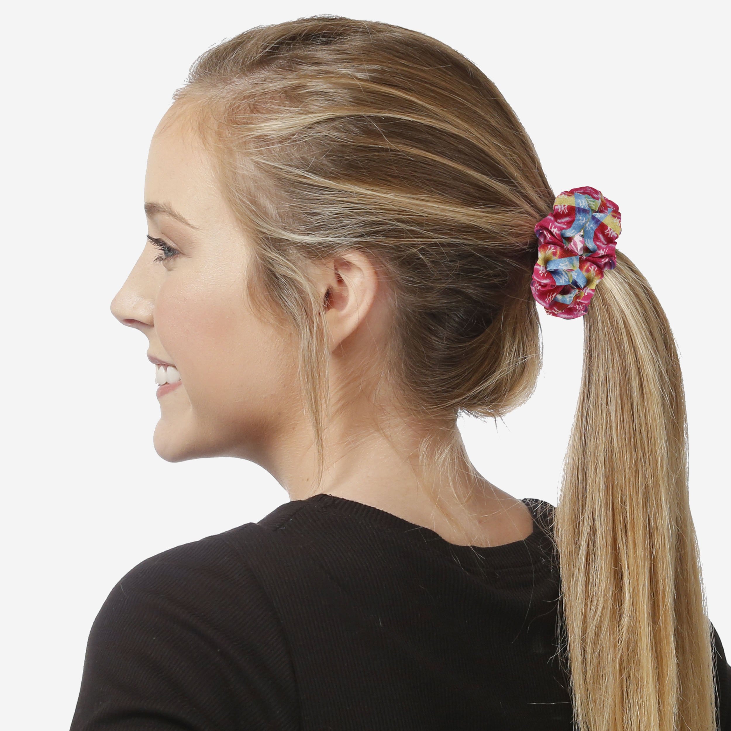 New York Yankees Mini Print 3-Pack Scrunchies - A Must-Have for Fans!