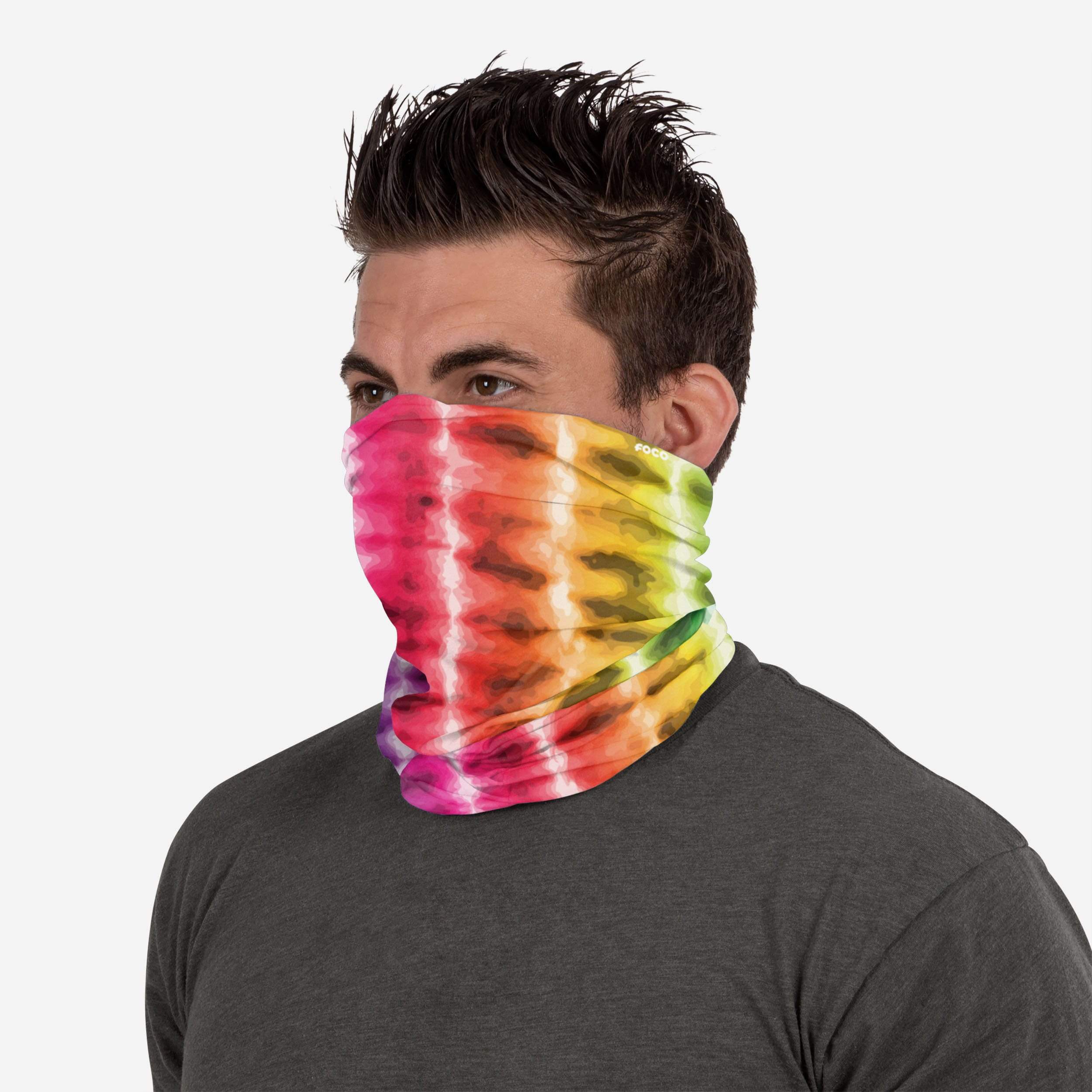 Stylish Vertical Tie-Dye Gaiter Scarf - A Must-Have Fashion Accessory