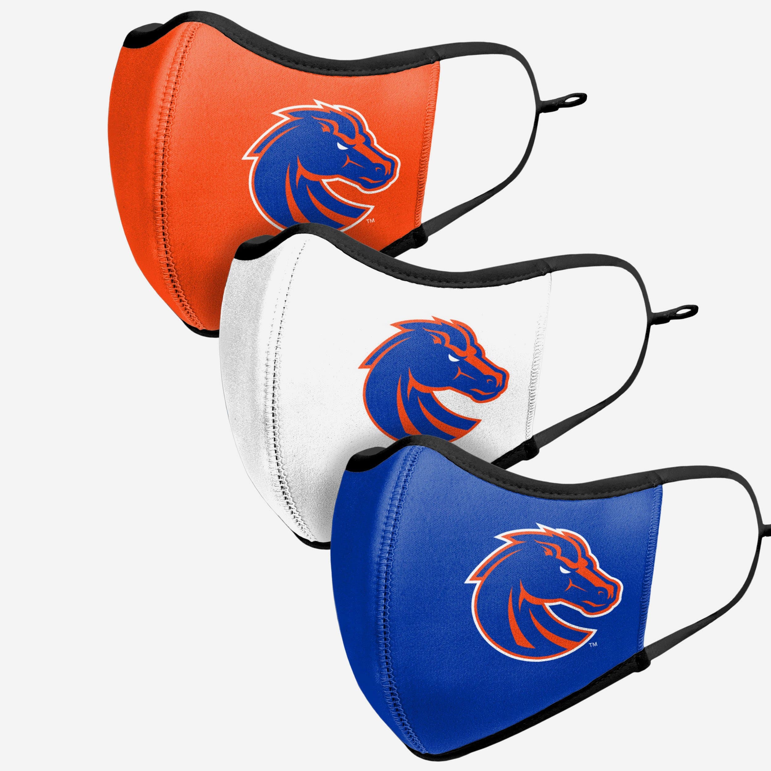 Boise State Broncos 3-Pack Stylish Sports Face Covers
