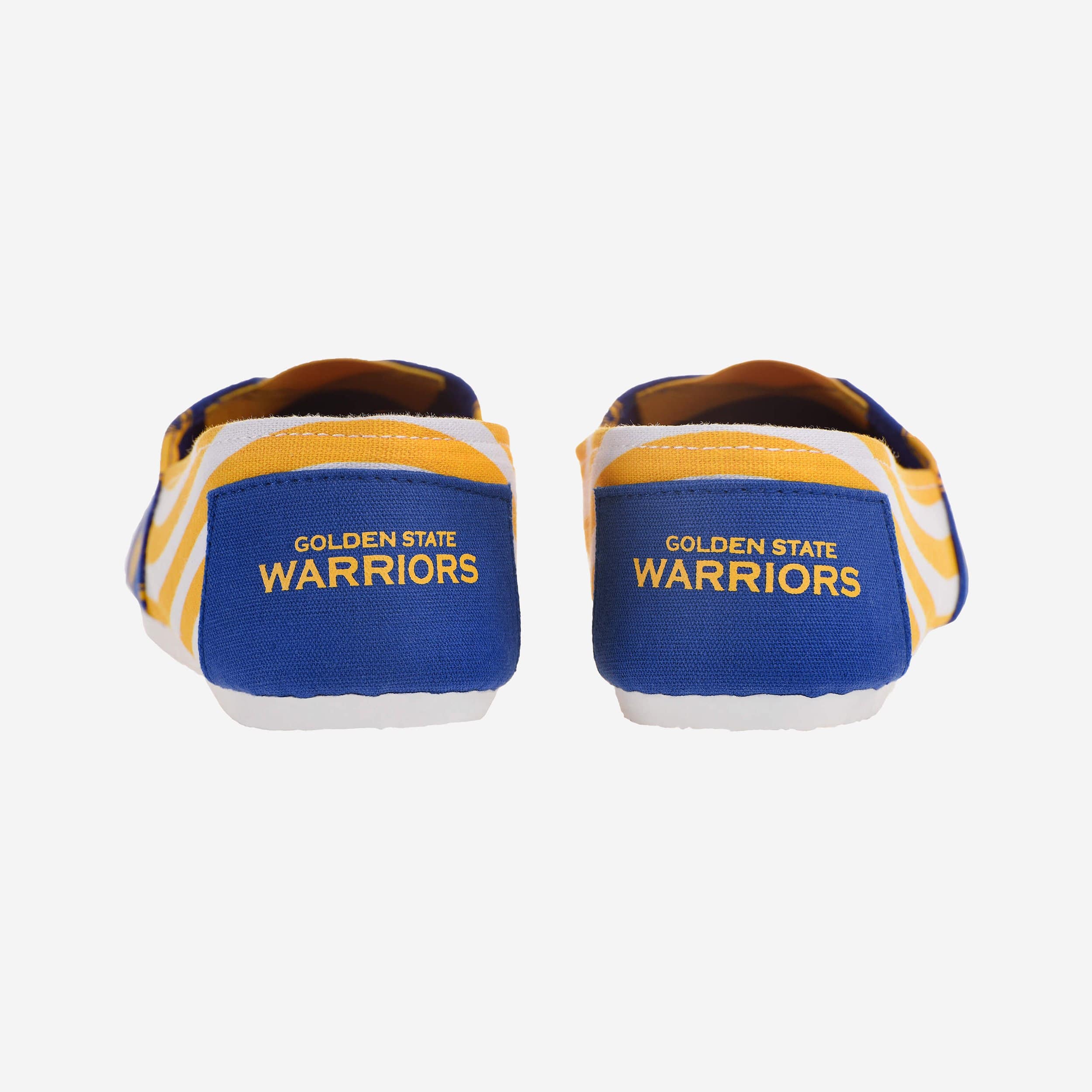 Stylish Golden State Warriors Women's Stripe Canvas Shoes