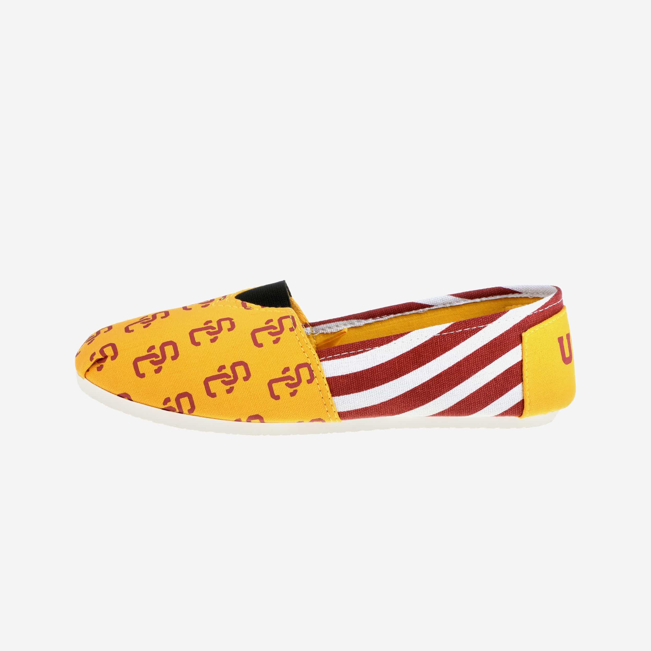 USC Trojans Women's Stylish Stripe Canvas Shoes - Rock Your Team Spirit!