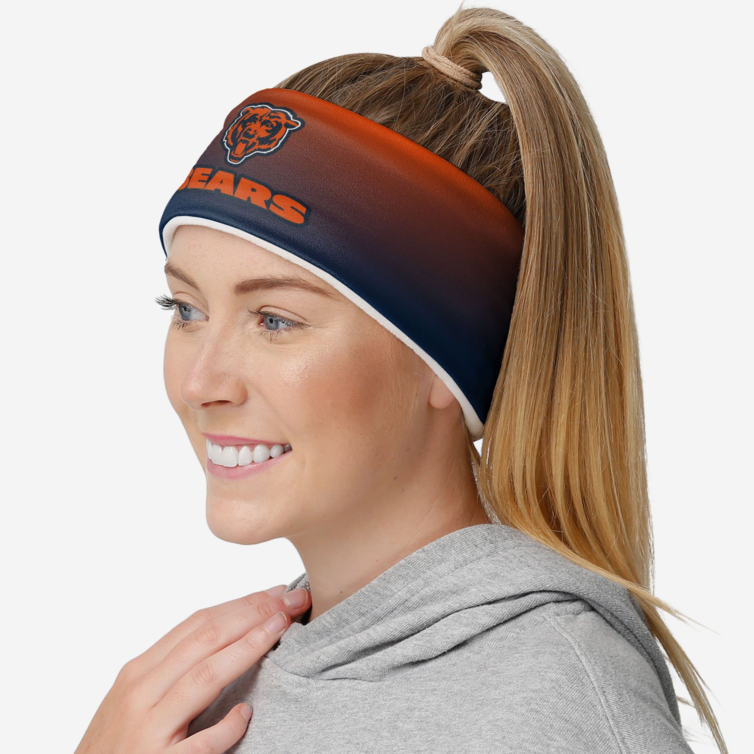 Chicago Bears Stylish Womens Gradient Printed Headband