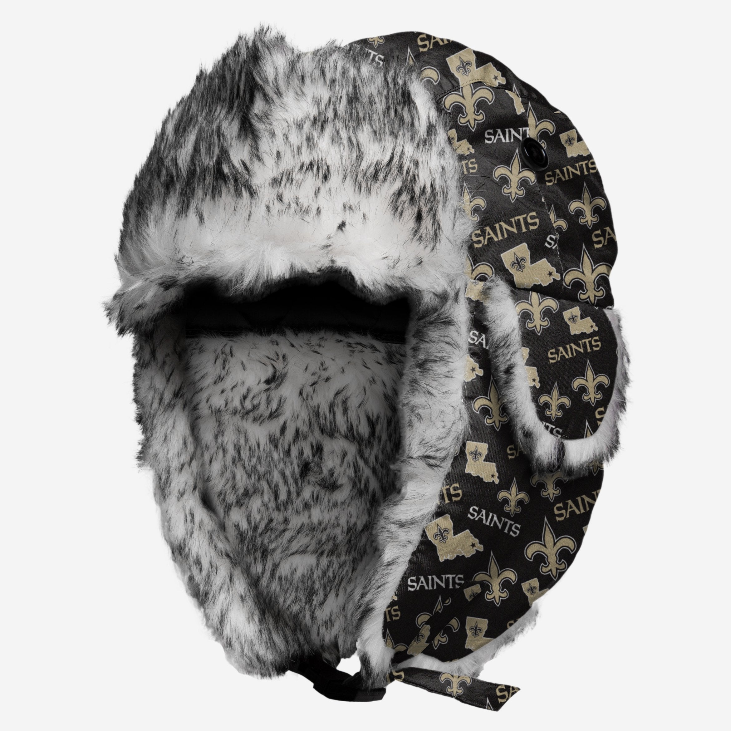 New Orleans Saints Repeat Print Trapper Hat: Stay Warm in Style!