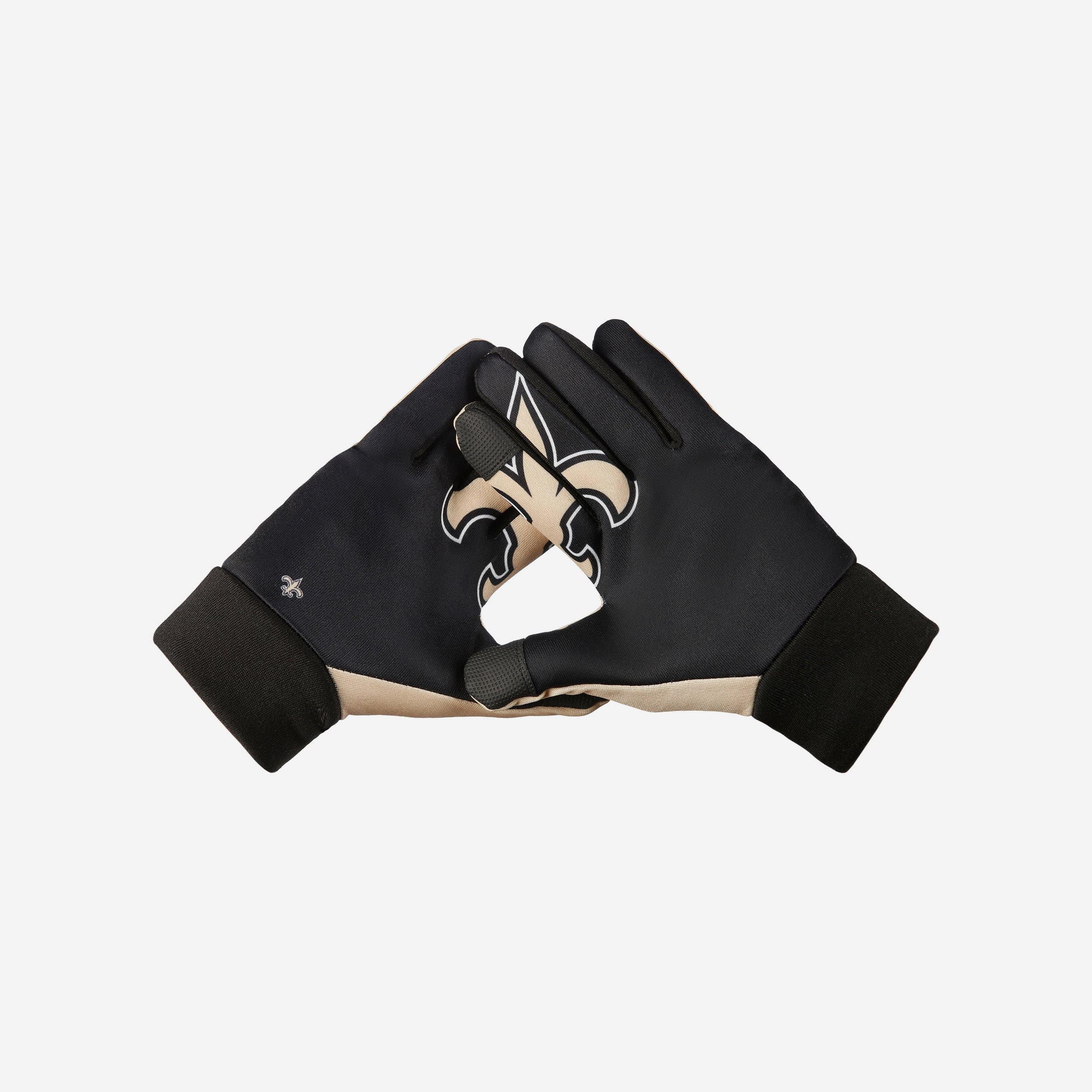 New Orleans Saints Palm Logo Texting Gloves - Show Your Team Spirit While Texting!