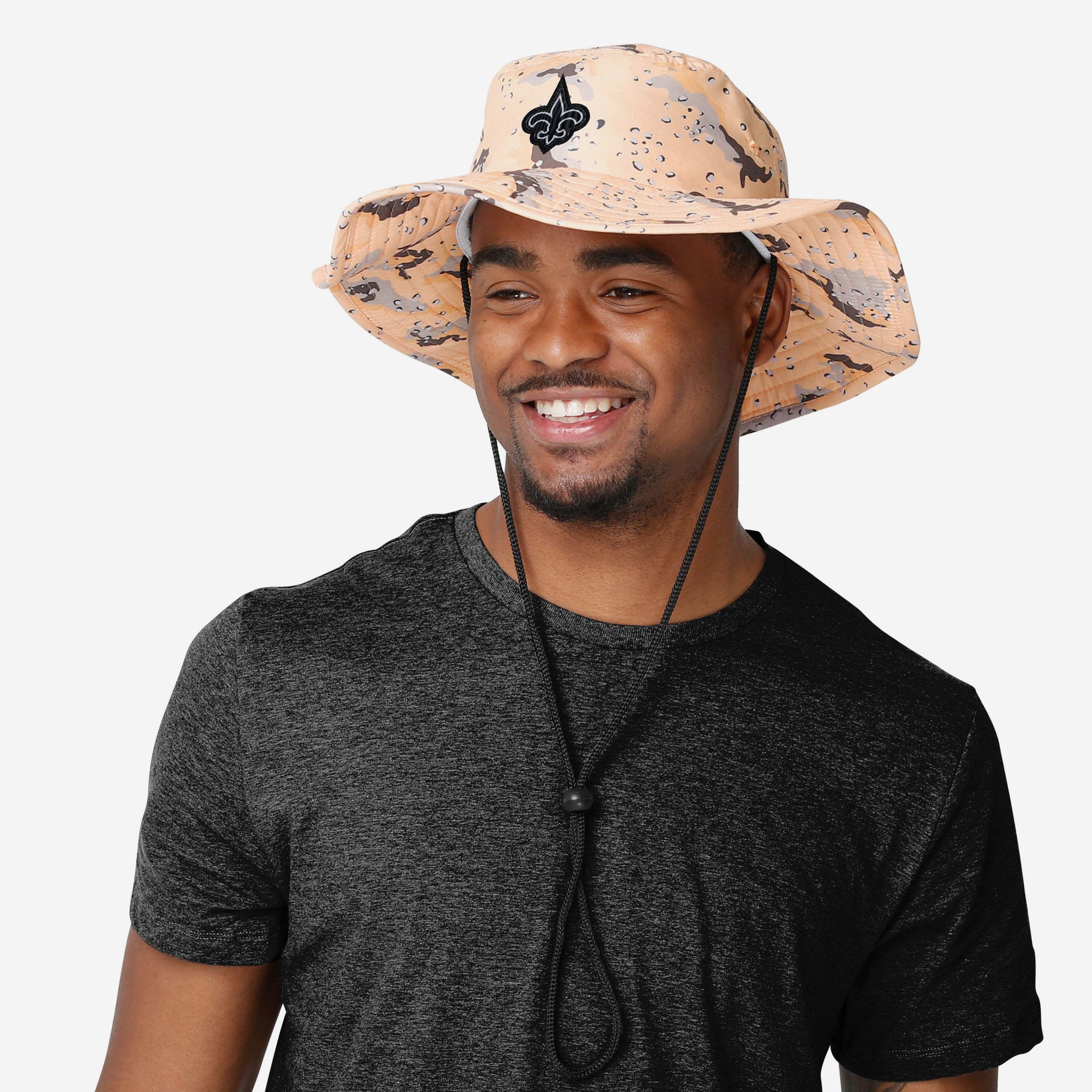 New Orleans Saints Light Desert Camo Boonie Hat - Style Your Game