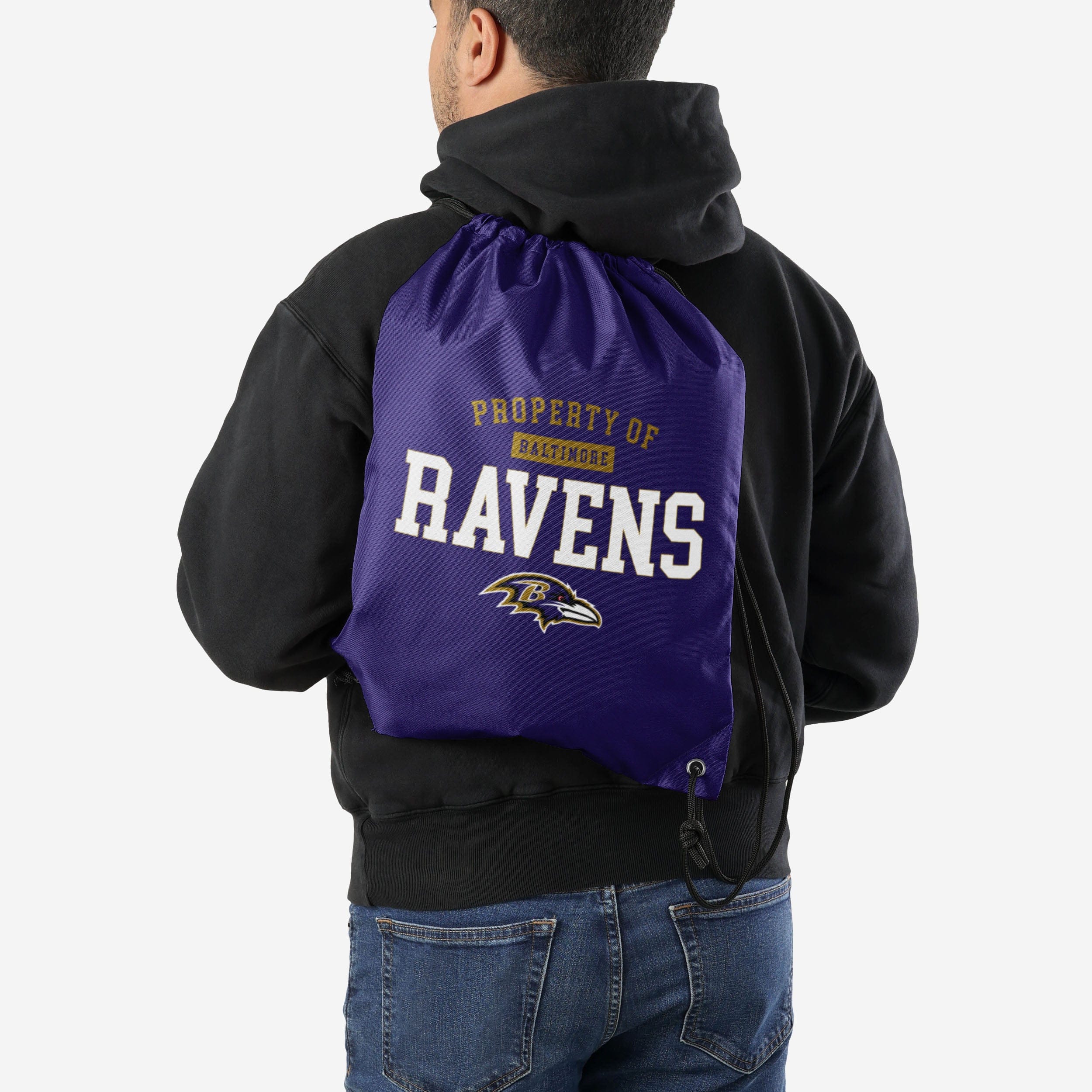 Baltimore Ravens Drawstring Backpack - Show Your Team Pride!