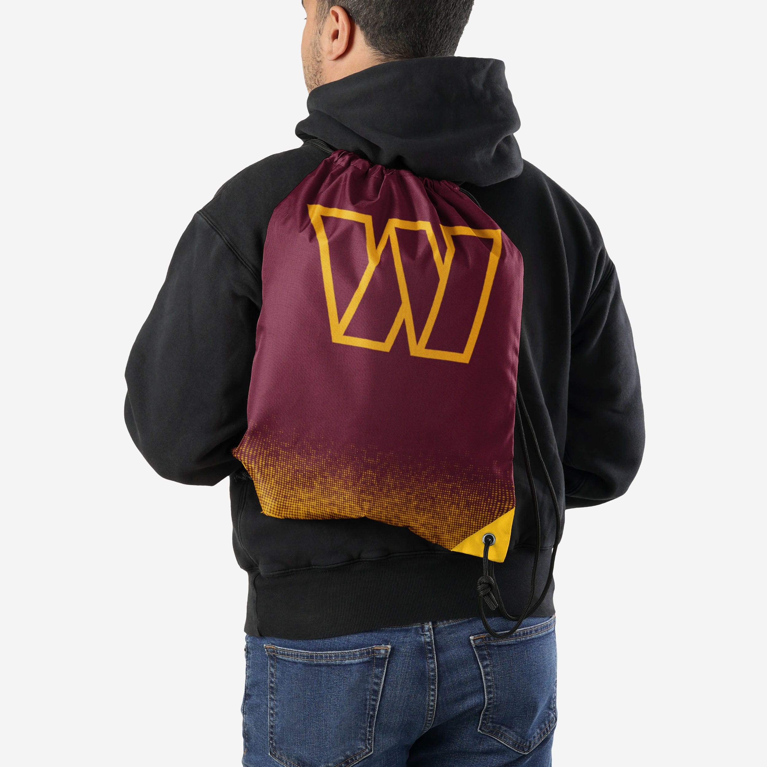 Washington Commanders Gradient Drawstring Backpack: Show Your Fandom!