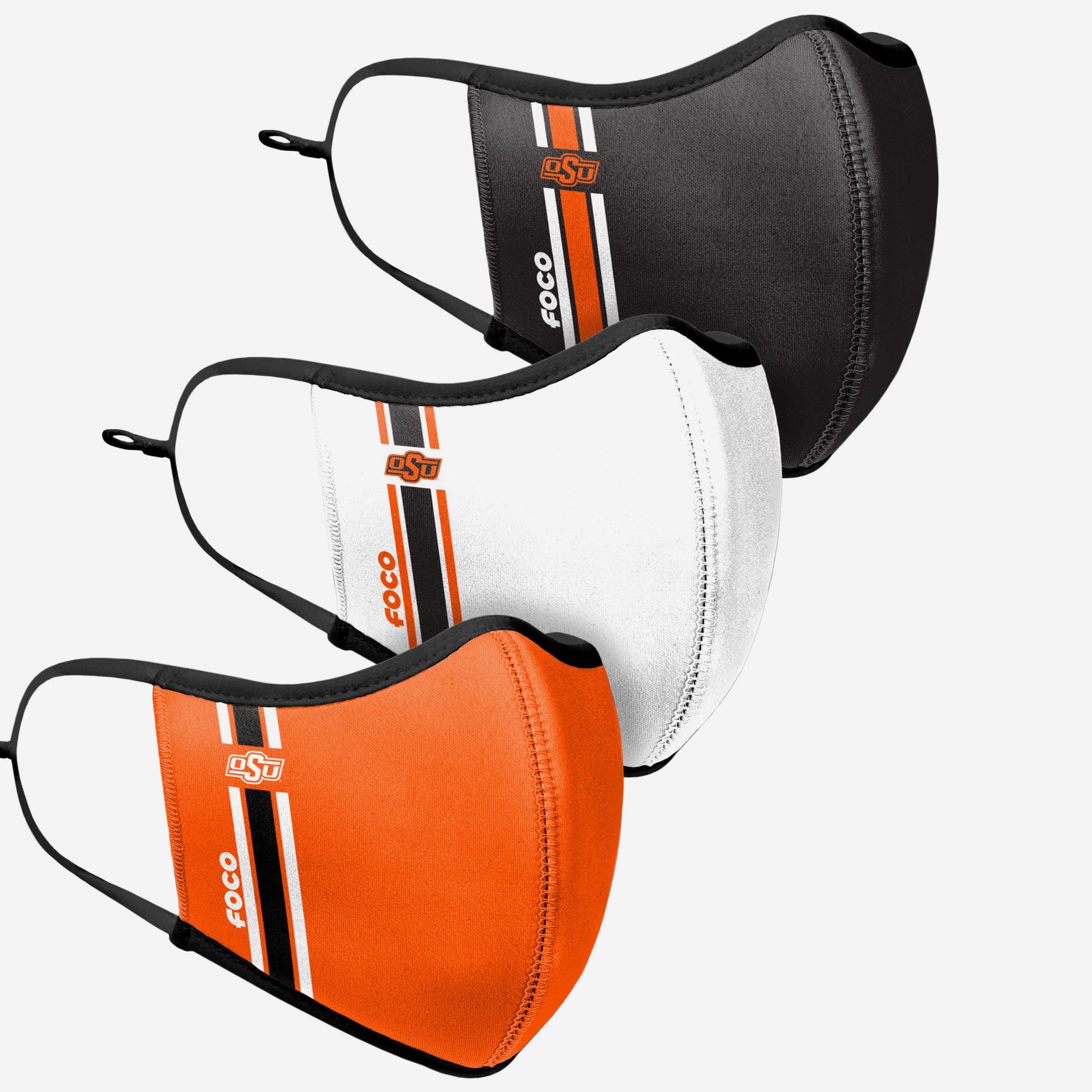 Oklahoma State Cowboys 3-Pack Sports Face Cover - Show Your Team Spirit!