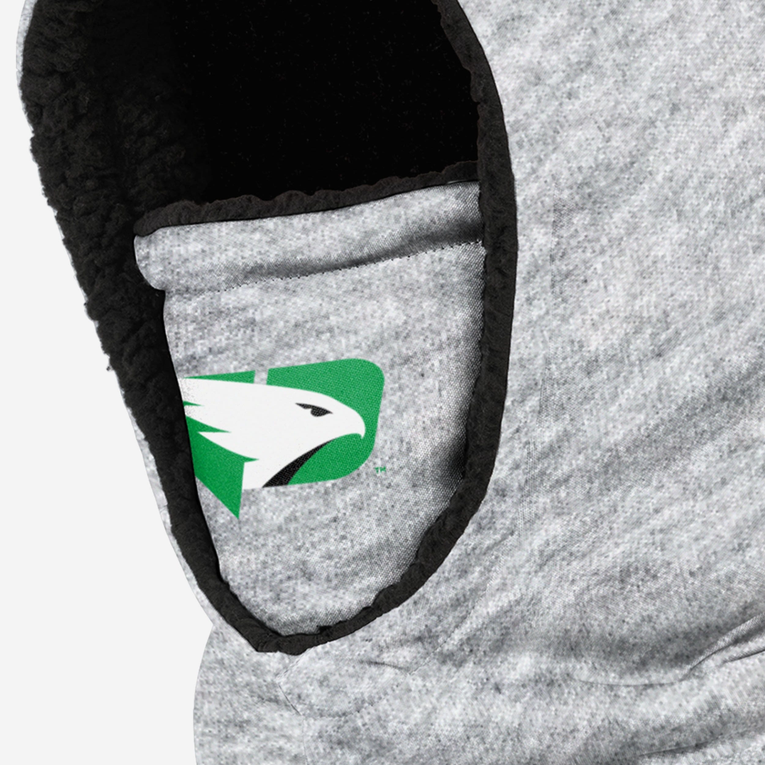 North Dakota Fighting Hawks Heather Grey Big Logo Hooded Gaiter - Your Ultimate Cold-Weather Essential!