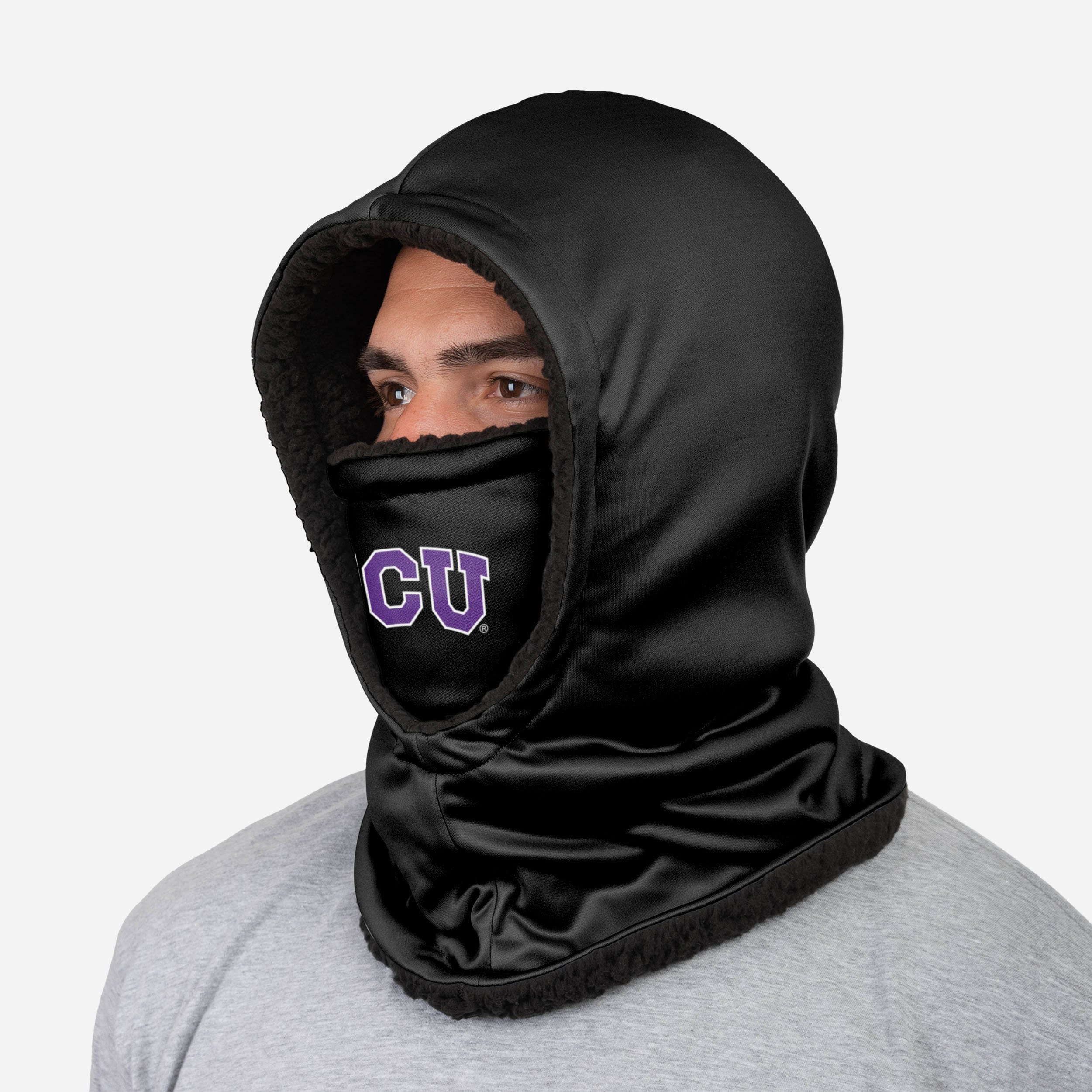 TCU Horned Frogs Black Hooded Gaiter - Your Ultimate Winter Essential