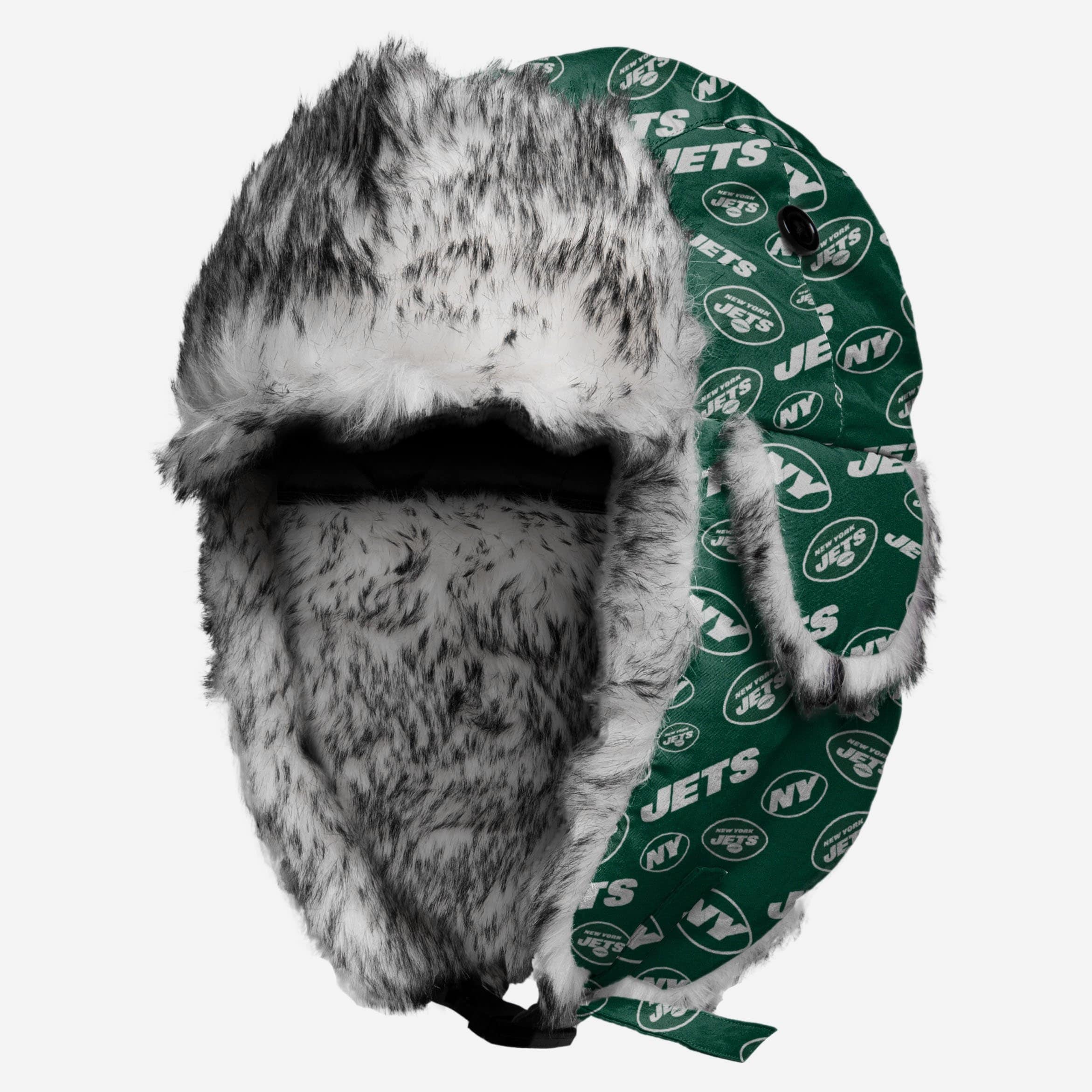 New York Jets Stunning Repeat Print Trapper Hat - Must - Have for Fans