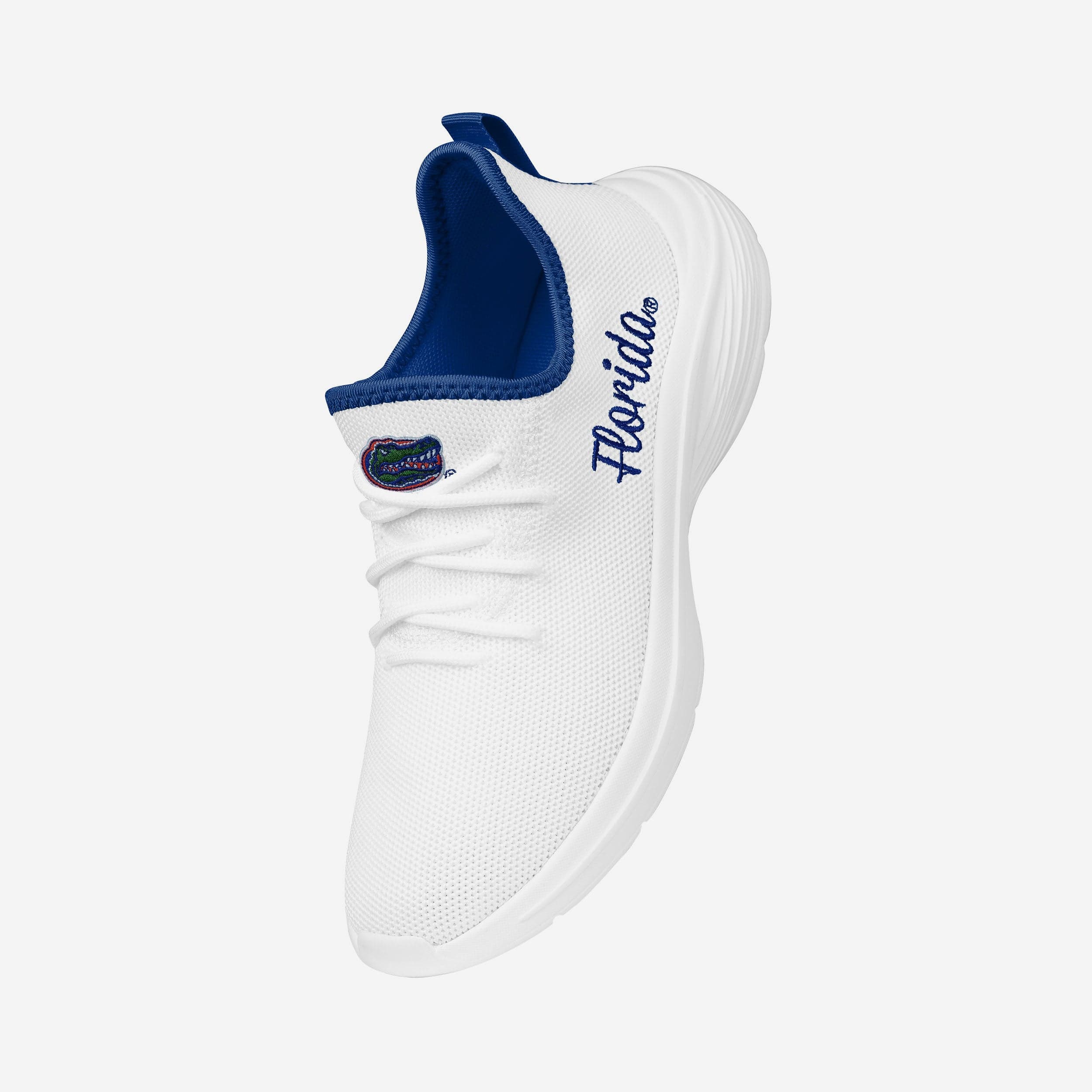 Stylish Florida Gators Women's White Midsole Sneakers