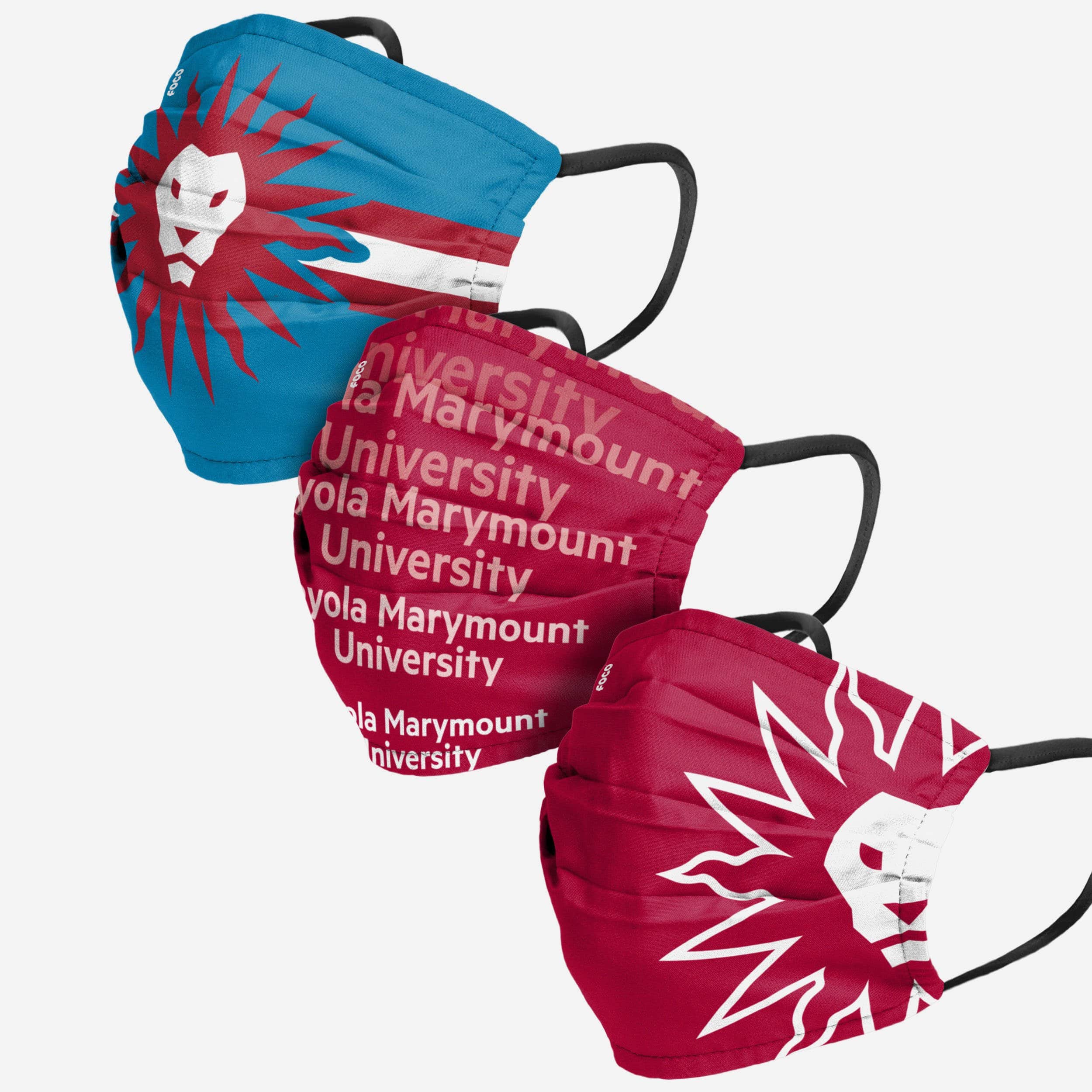 Loyola Marymount Lions Matchday 3-Pack Fashion Face Cover - Show Your Team Spirit!