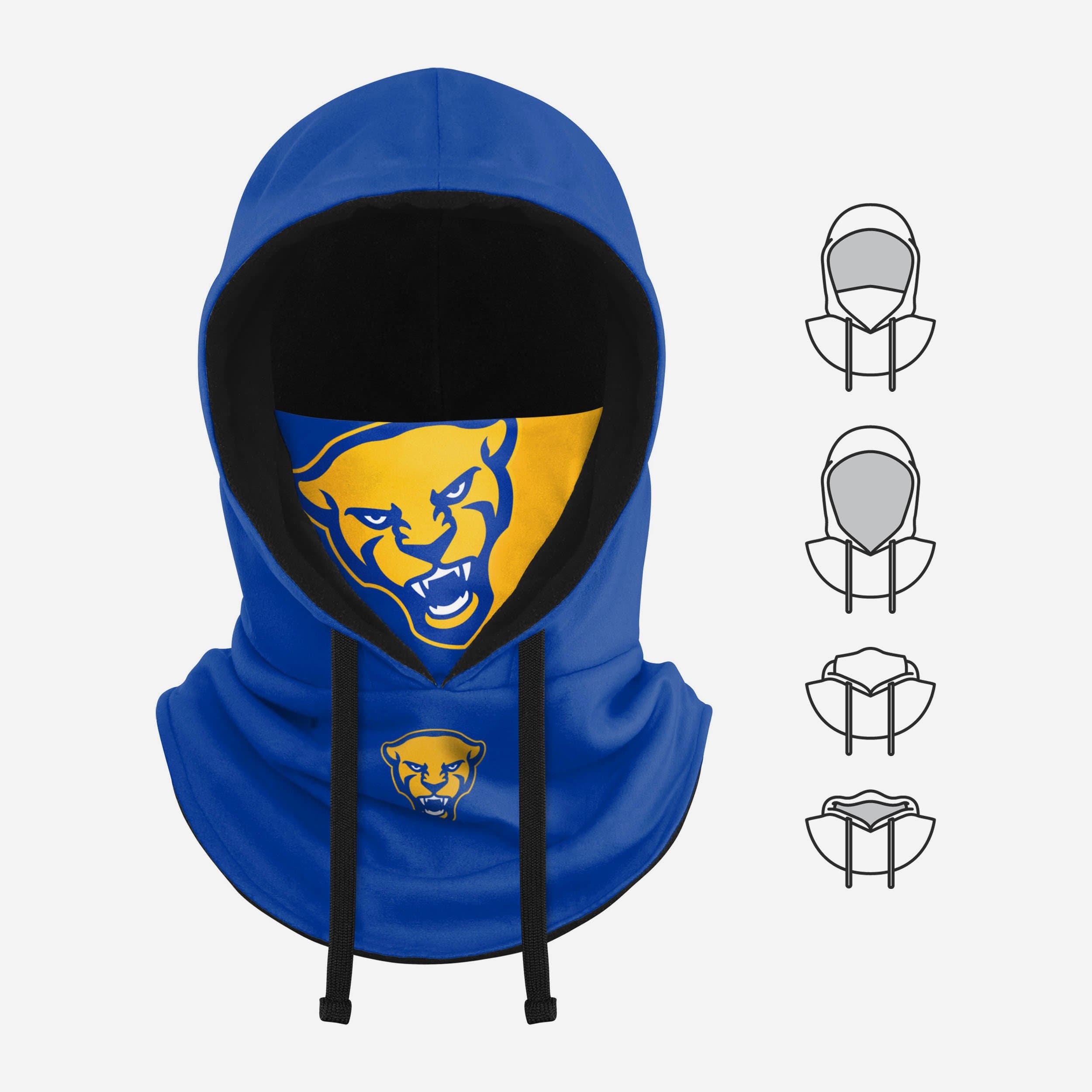 Pittsburgh Panthers Drawstring Hooded Gaiter - Your Ultimate Cold-Weather Companion