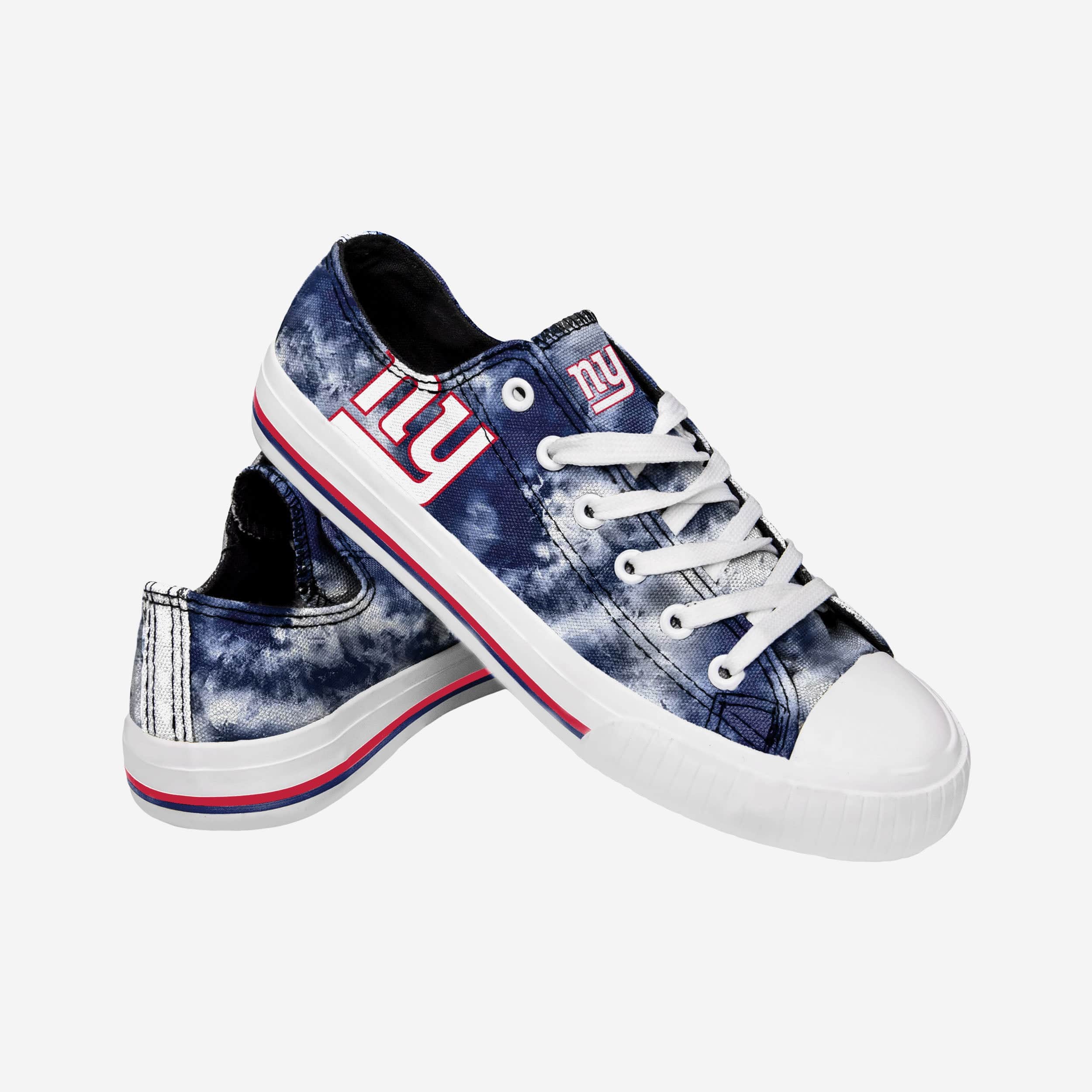 New York Giants Women's Low-Top Tie-Dye Canvas Shoes: A Colorful Fan Essential